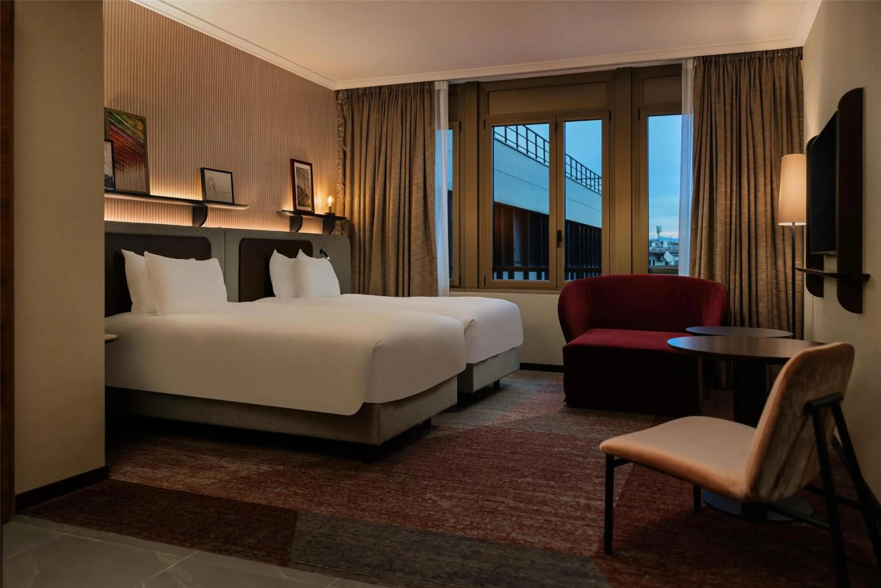 Bed in Hilton Milan