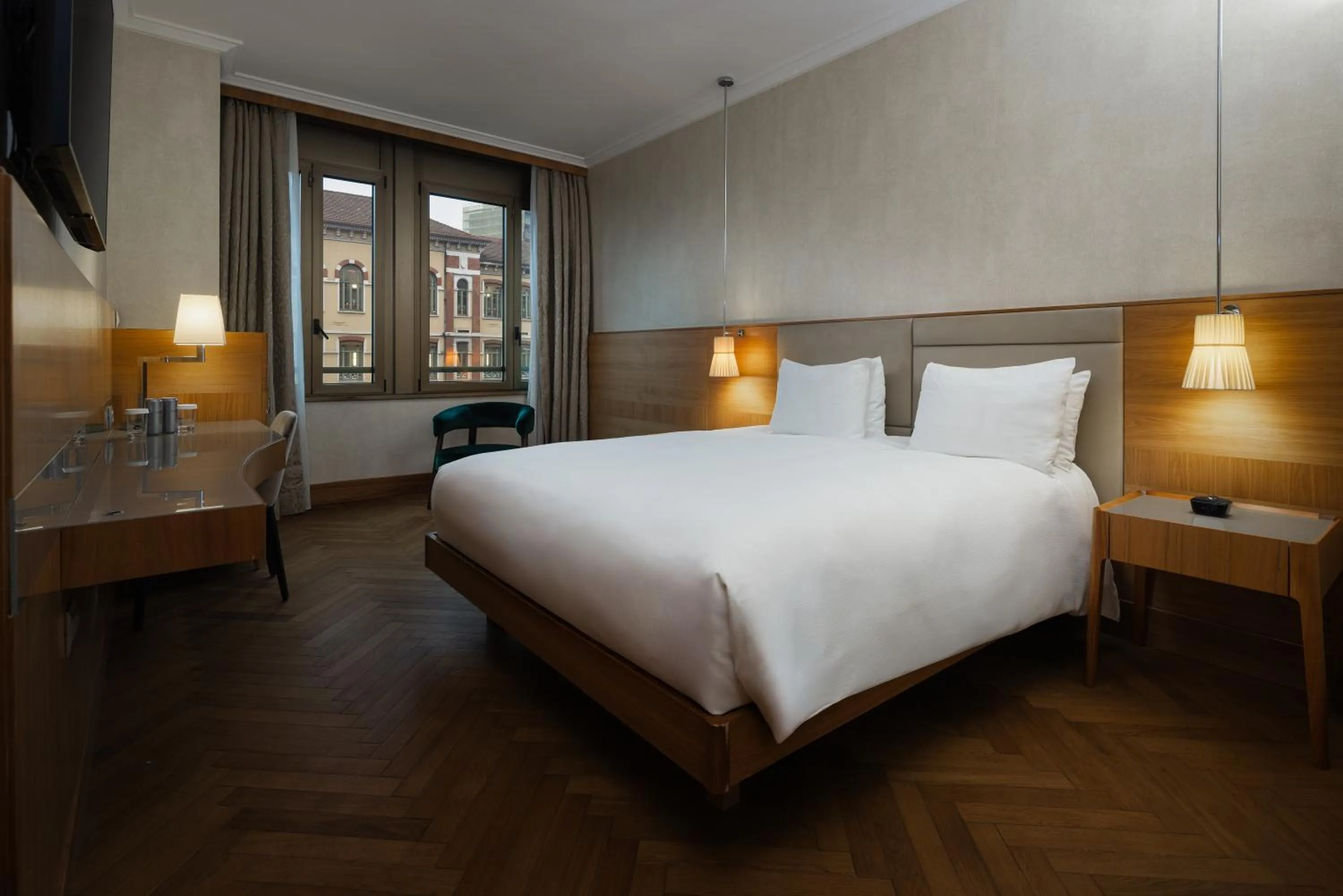 Bed in Hilton Milan
