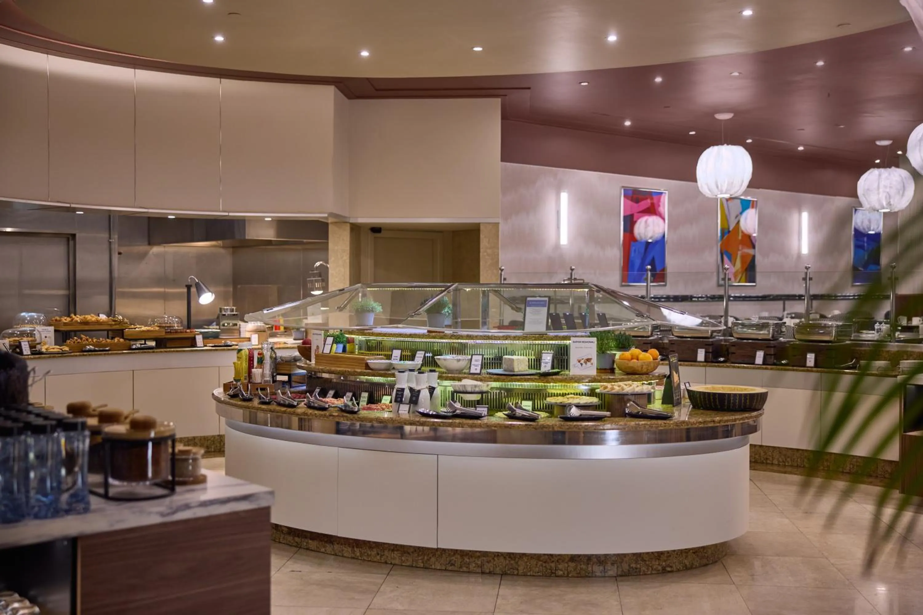 Buffet breakfast in Hilton Milan