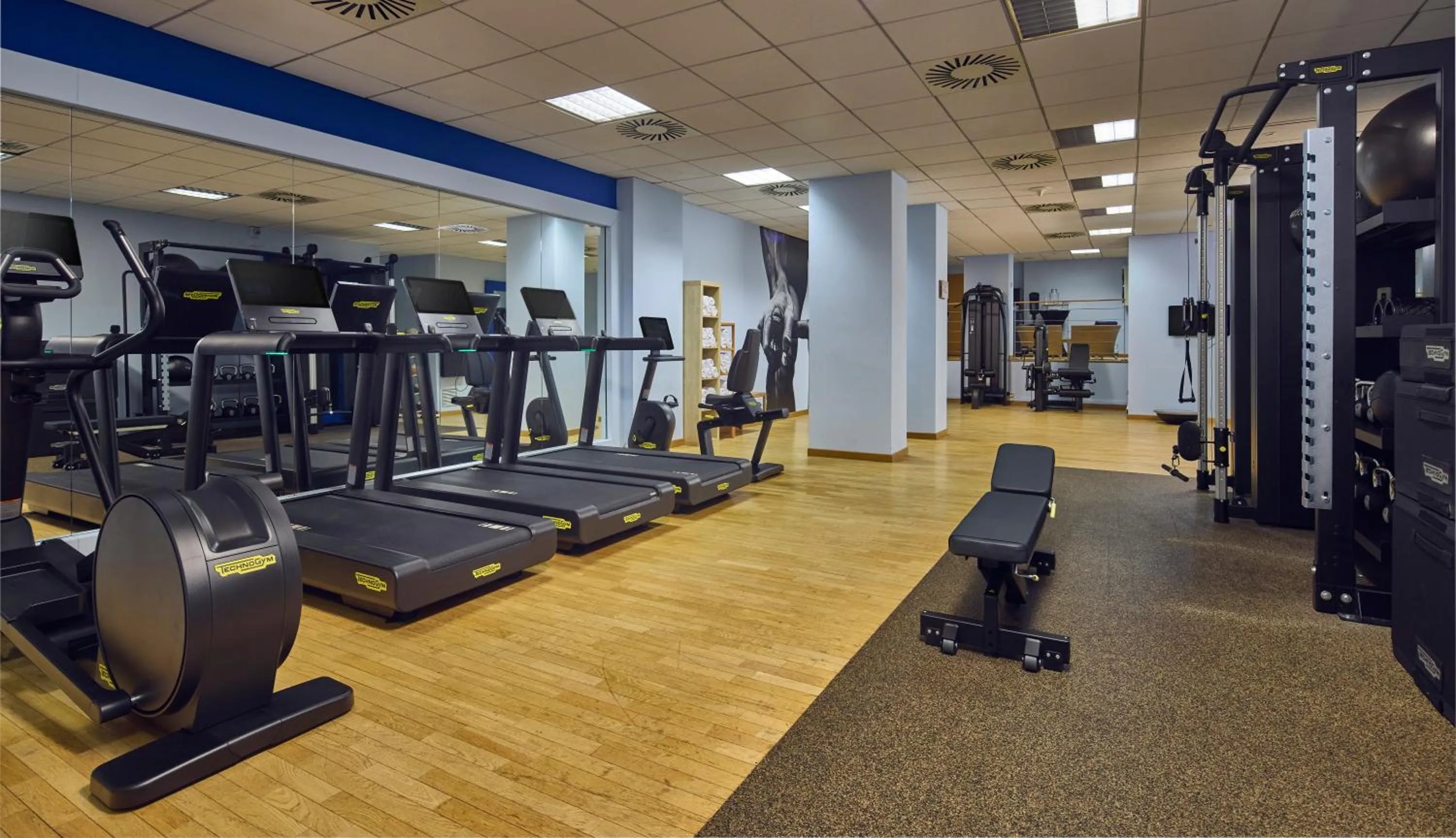 Fitness centre/facilities in Hilton Milan