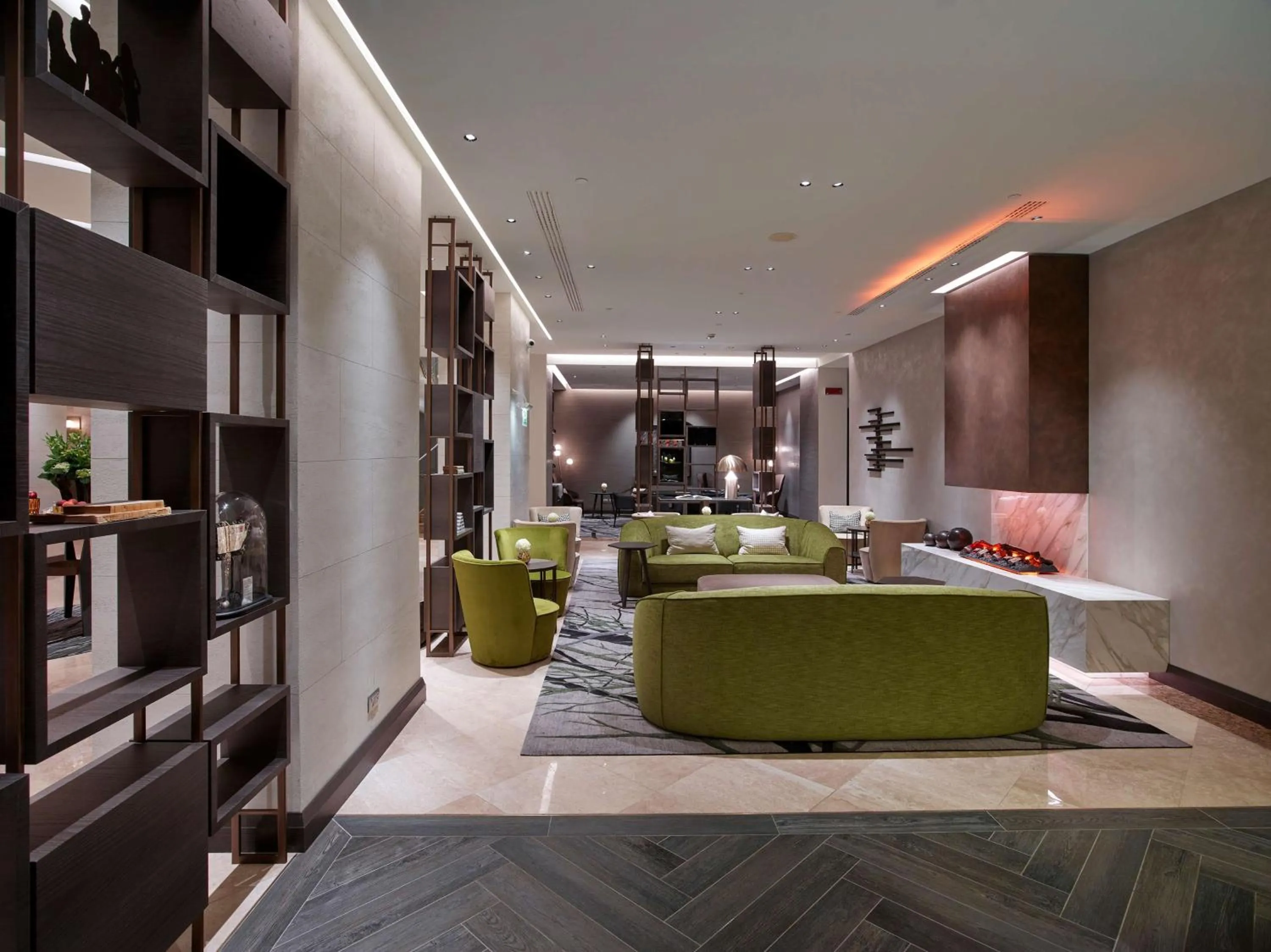 Lobby or reception in Hilton Milan