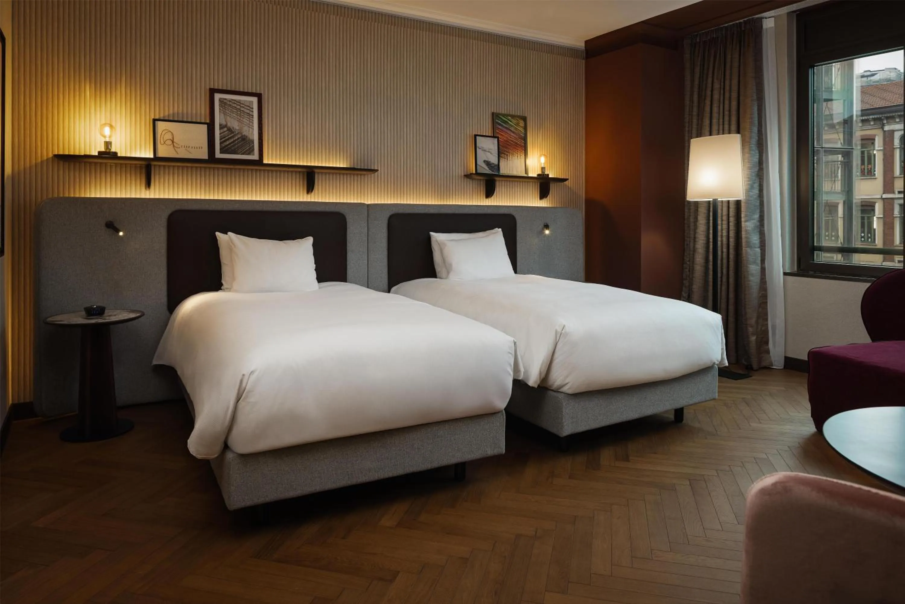 Bed in Hilton Milan