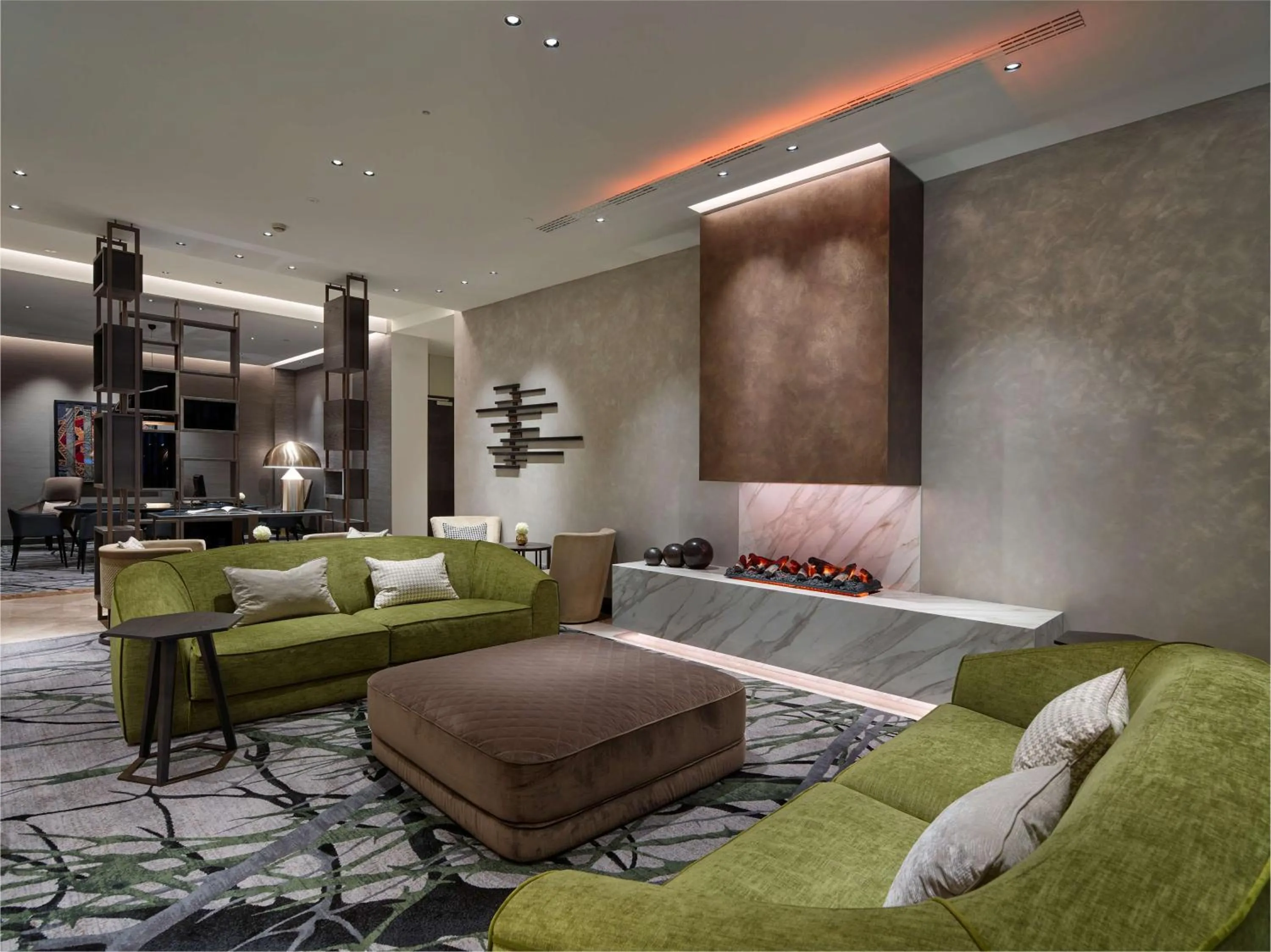 Lobby or reception in Hilton Milan