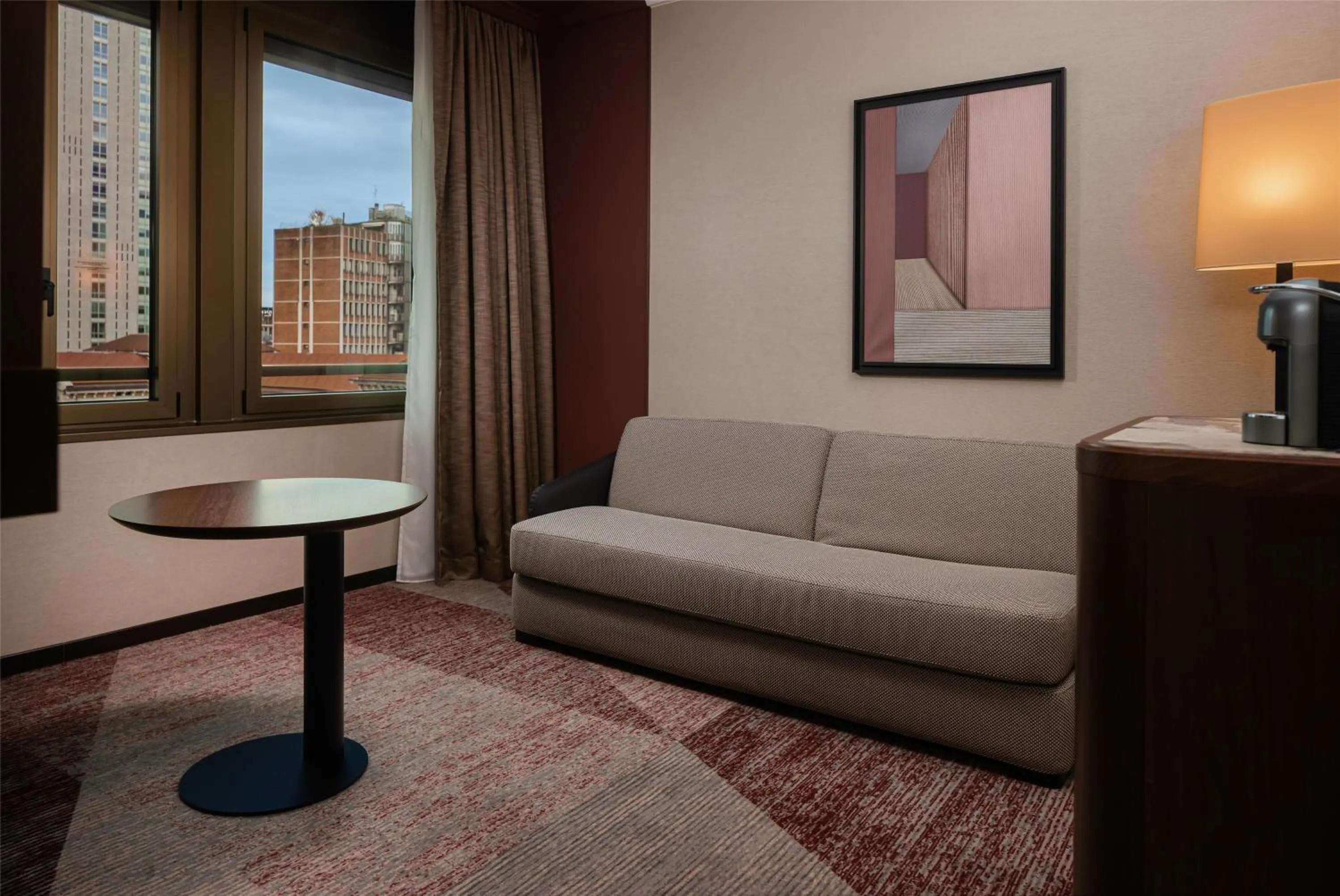 Living room in Hilton Milan