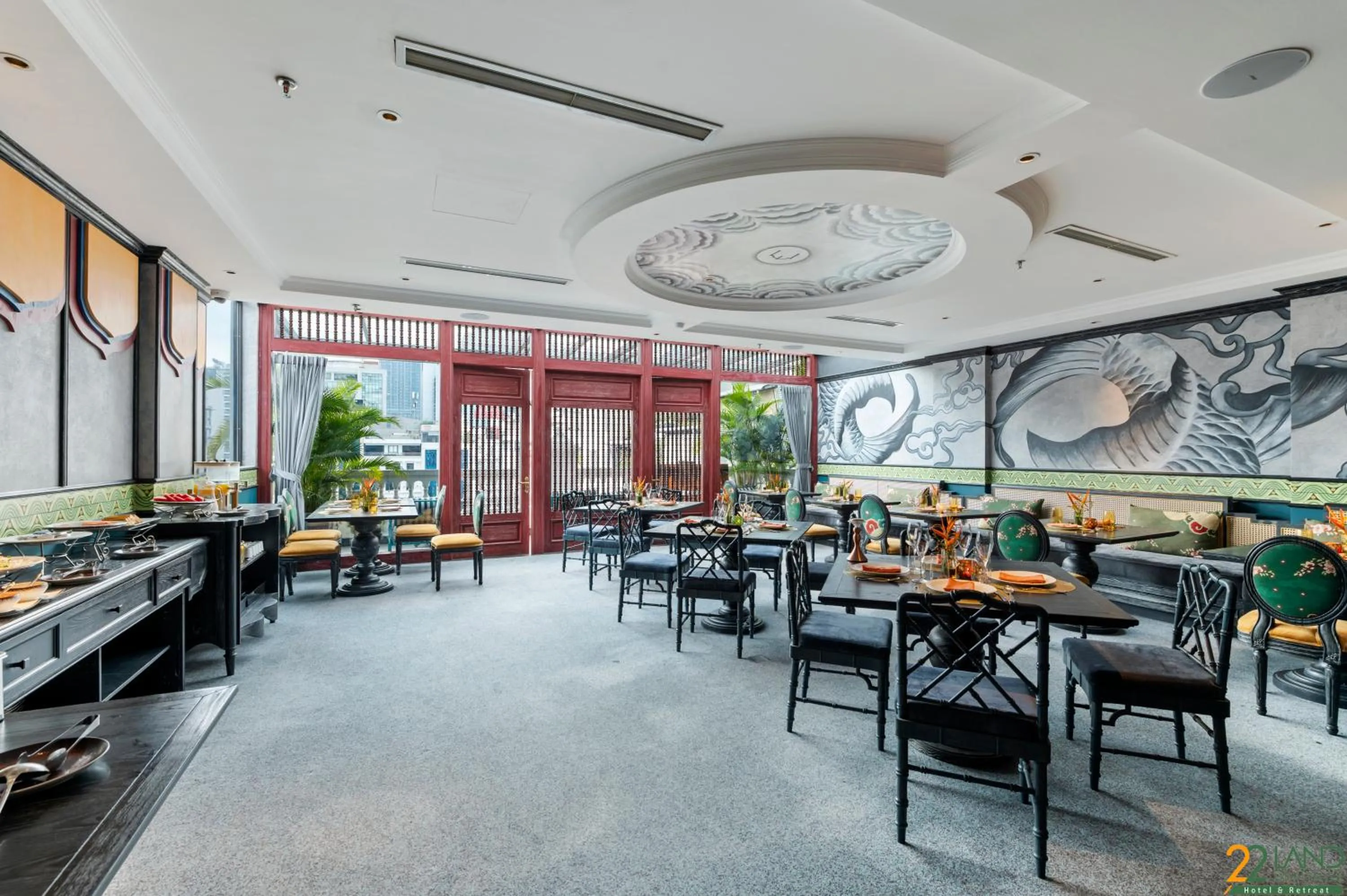 Restaurant/places to eat in 22Land Heritage Hotel & Retreat
