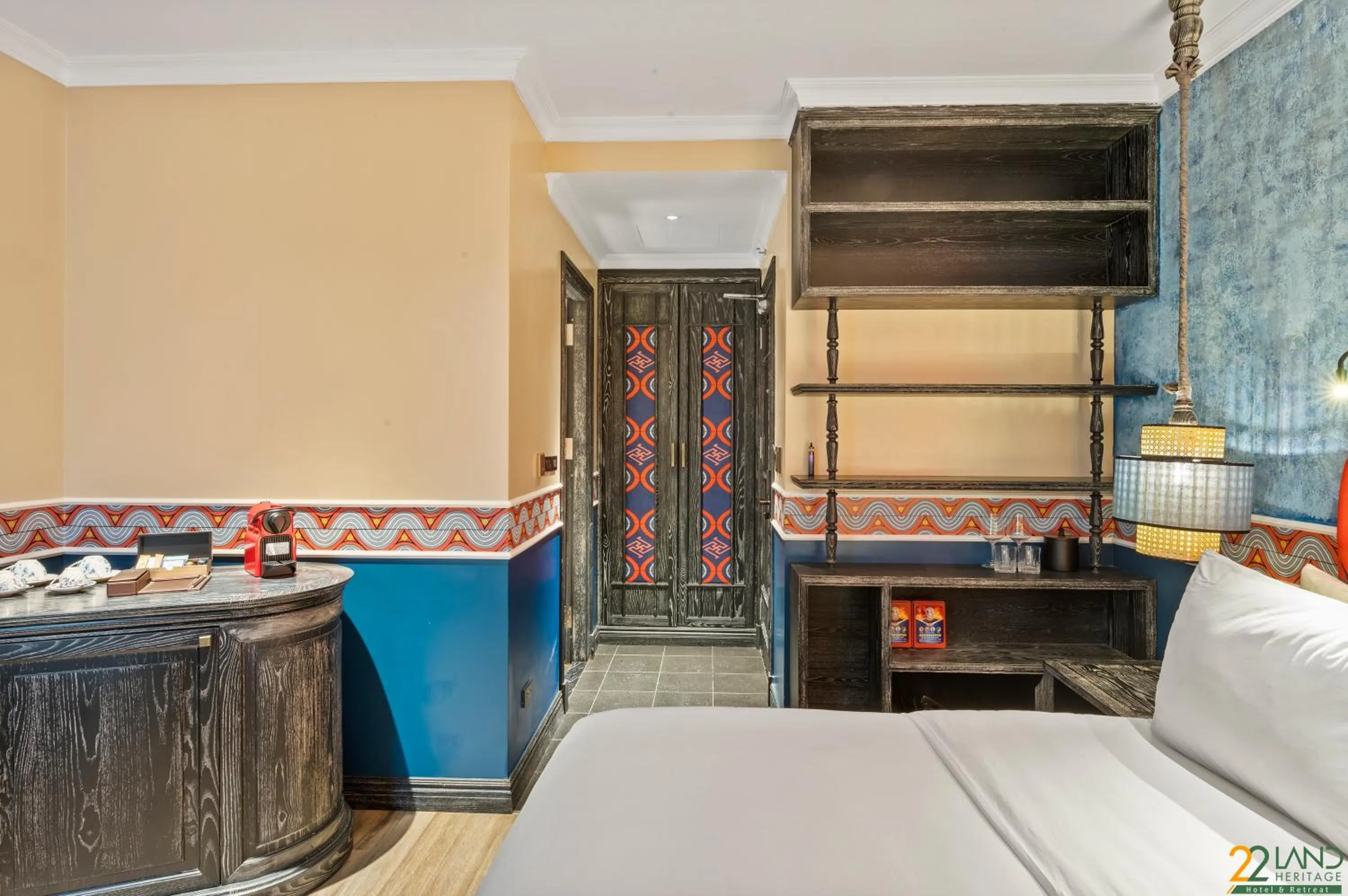 Bed in 22Land Heritage Hotel & Retreat