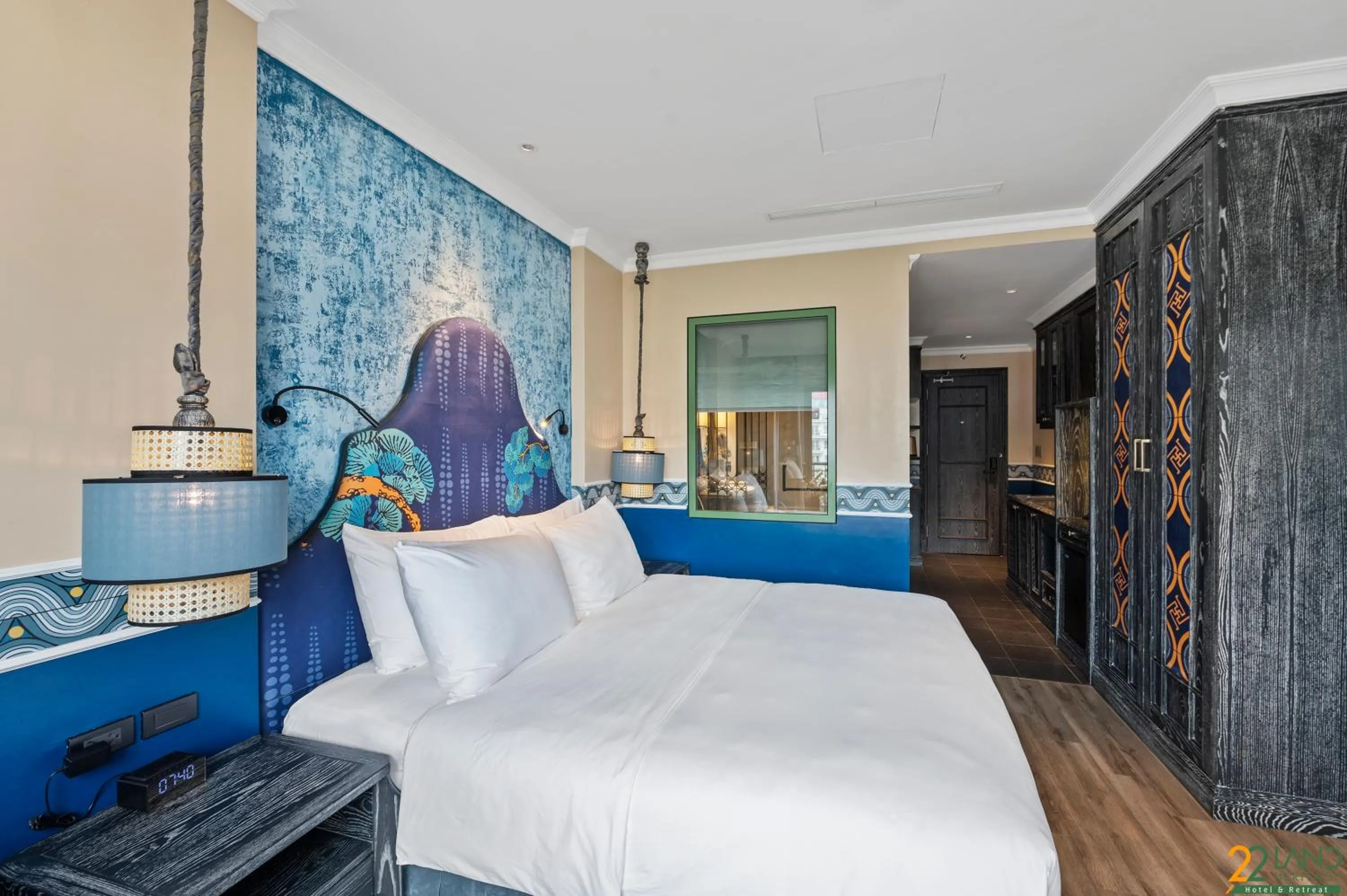 Bed in 22Land Heritage Hotel & Retreat