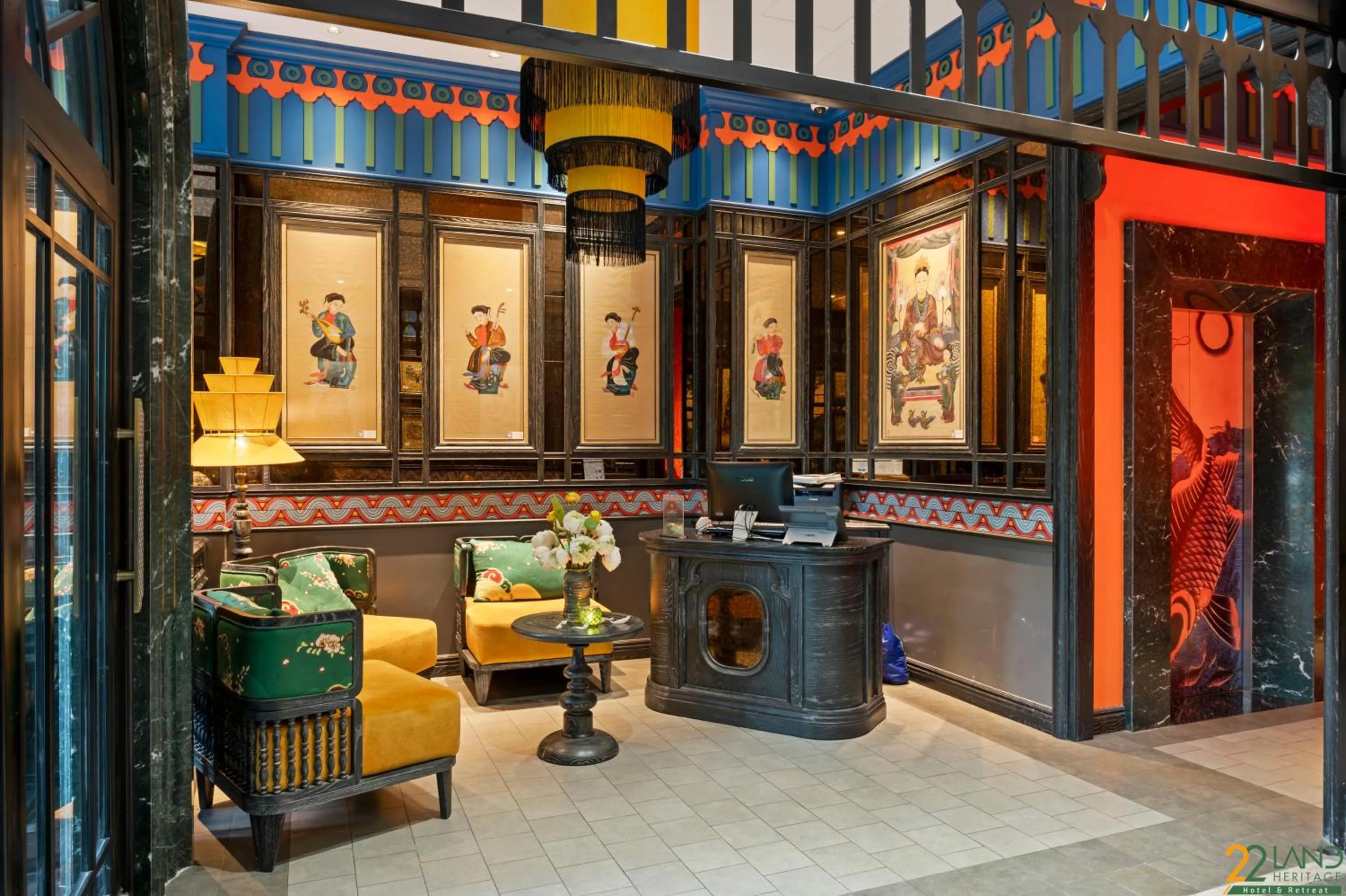 Communal lounge/ TV room in 22Land Heritage Hotel & Retreat