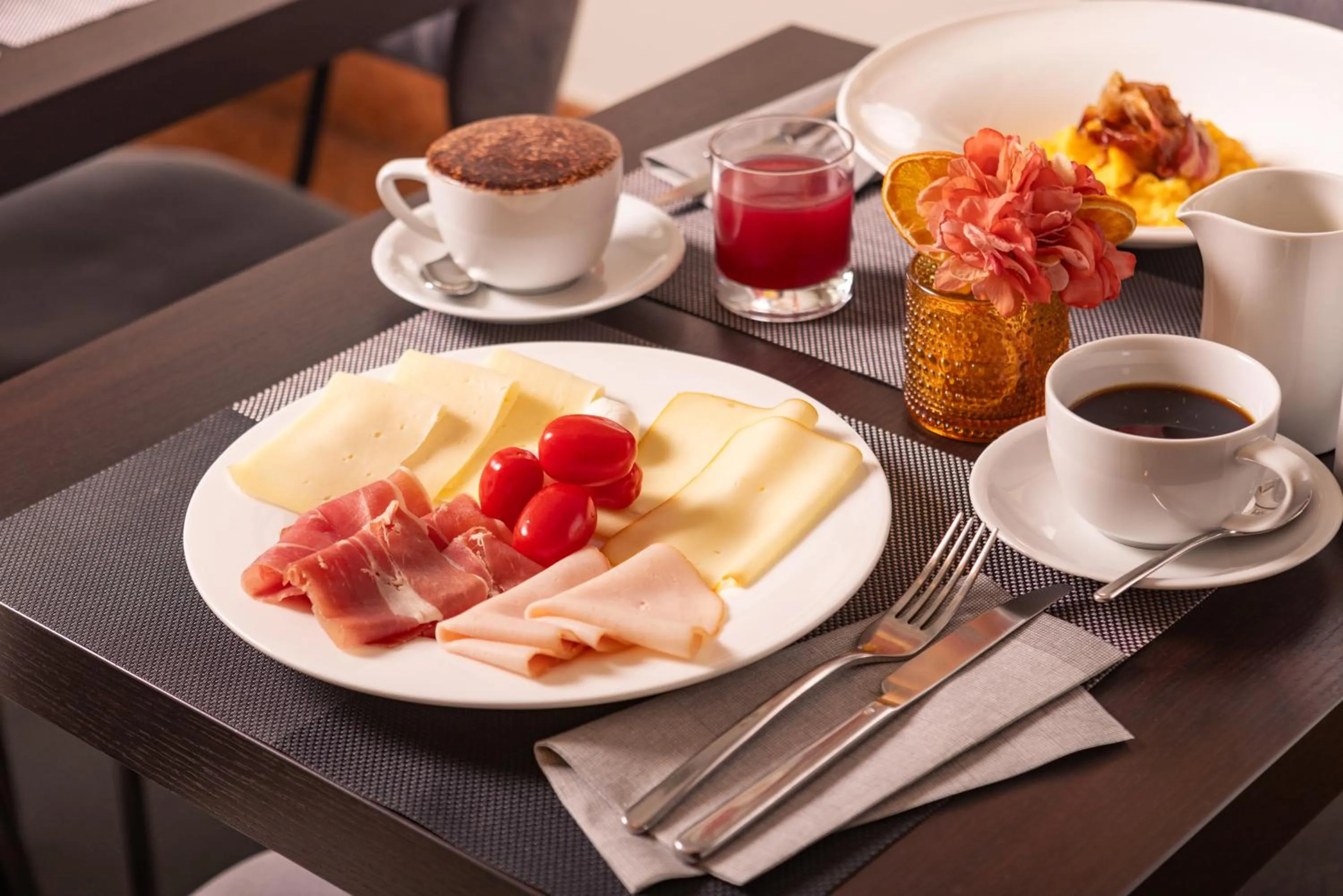 Continental breakfast in Hotel Royal Falcone
