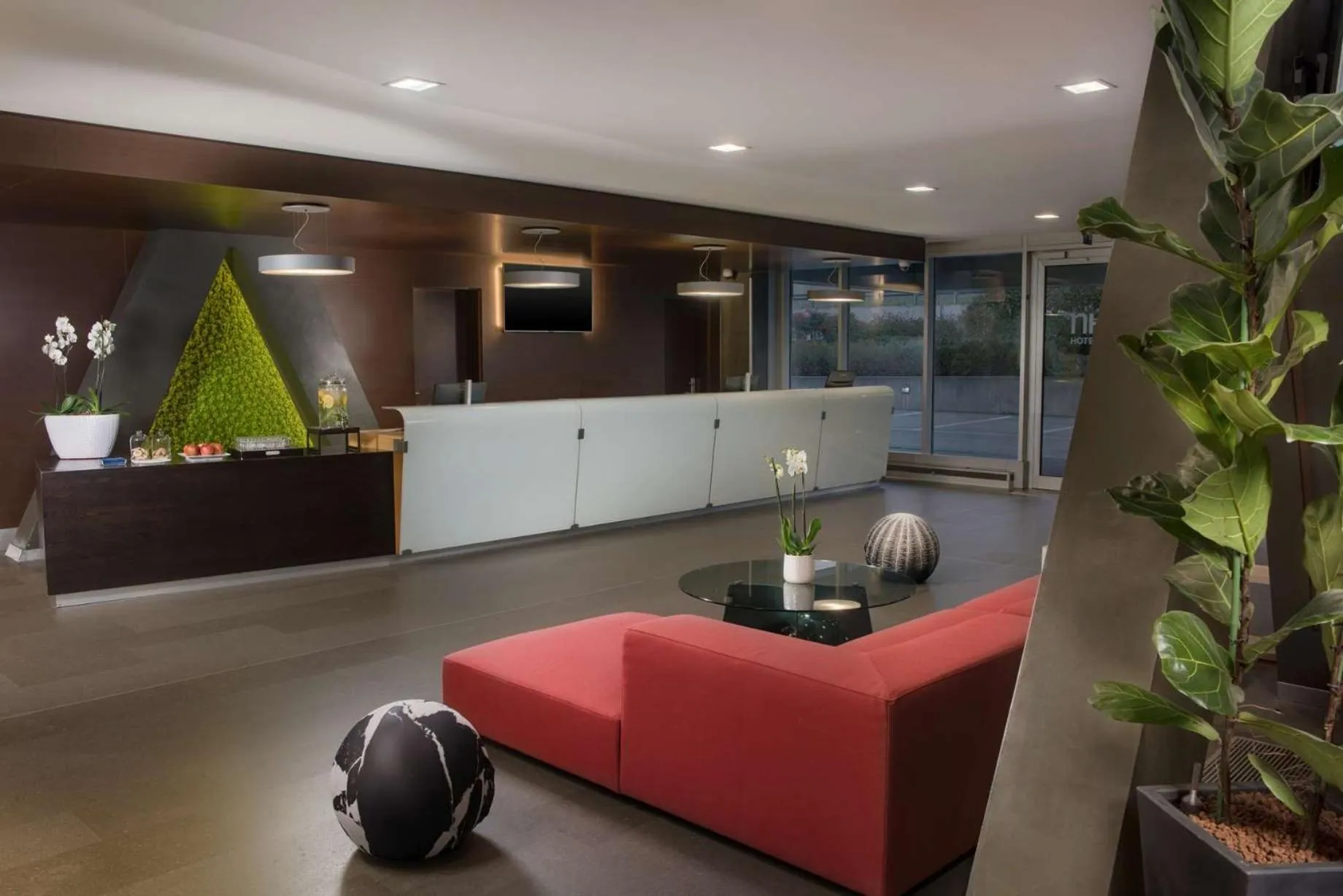 Lobby or reception in NH Orio Al Serio
