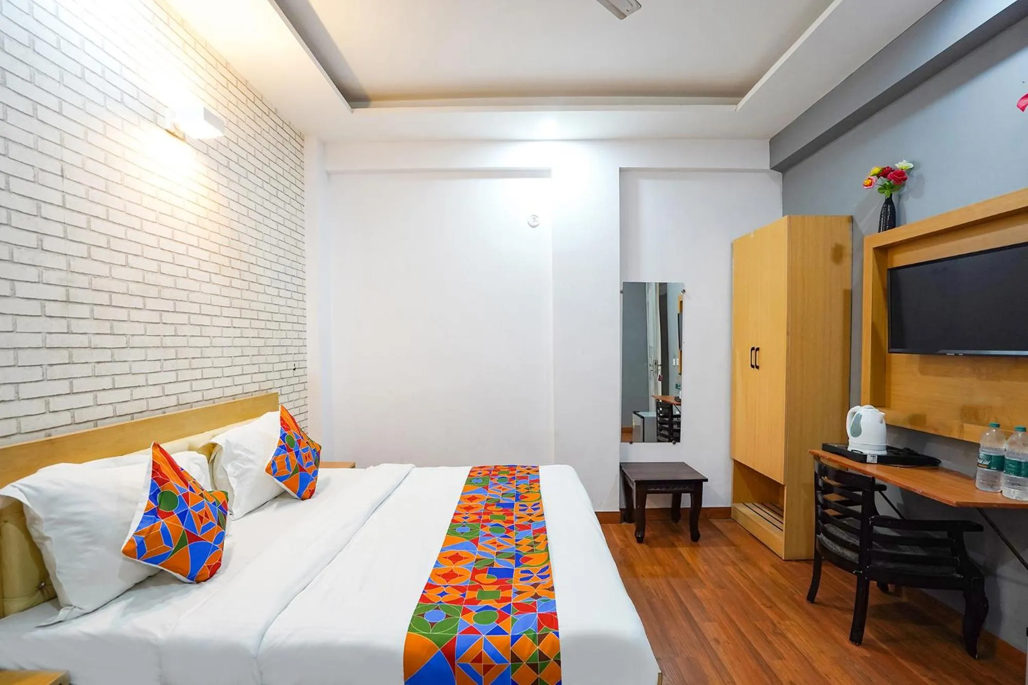 Bed in FabHotel Prime Culture