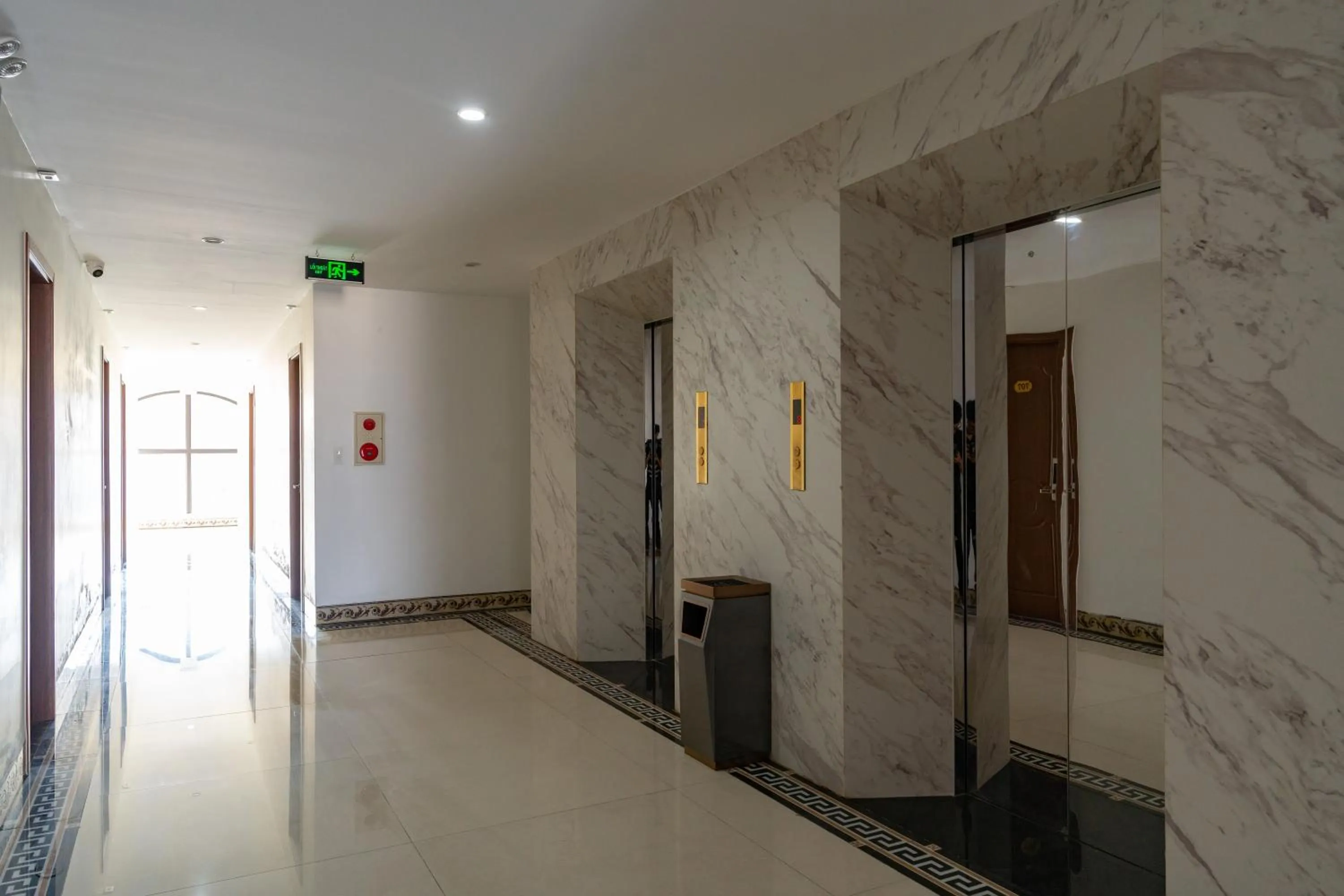 Property building in Grand Hill Hotel & Apartment