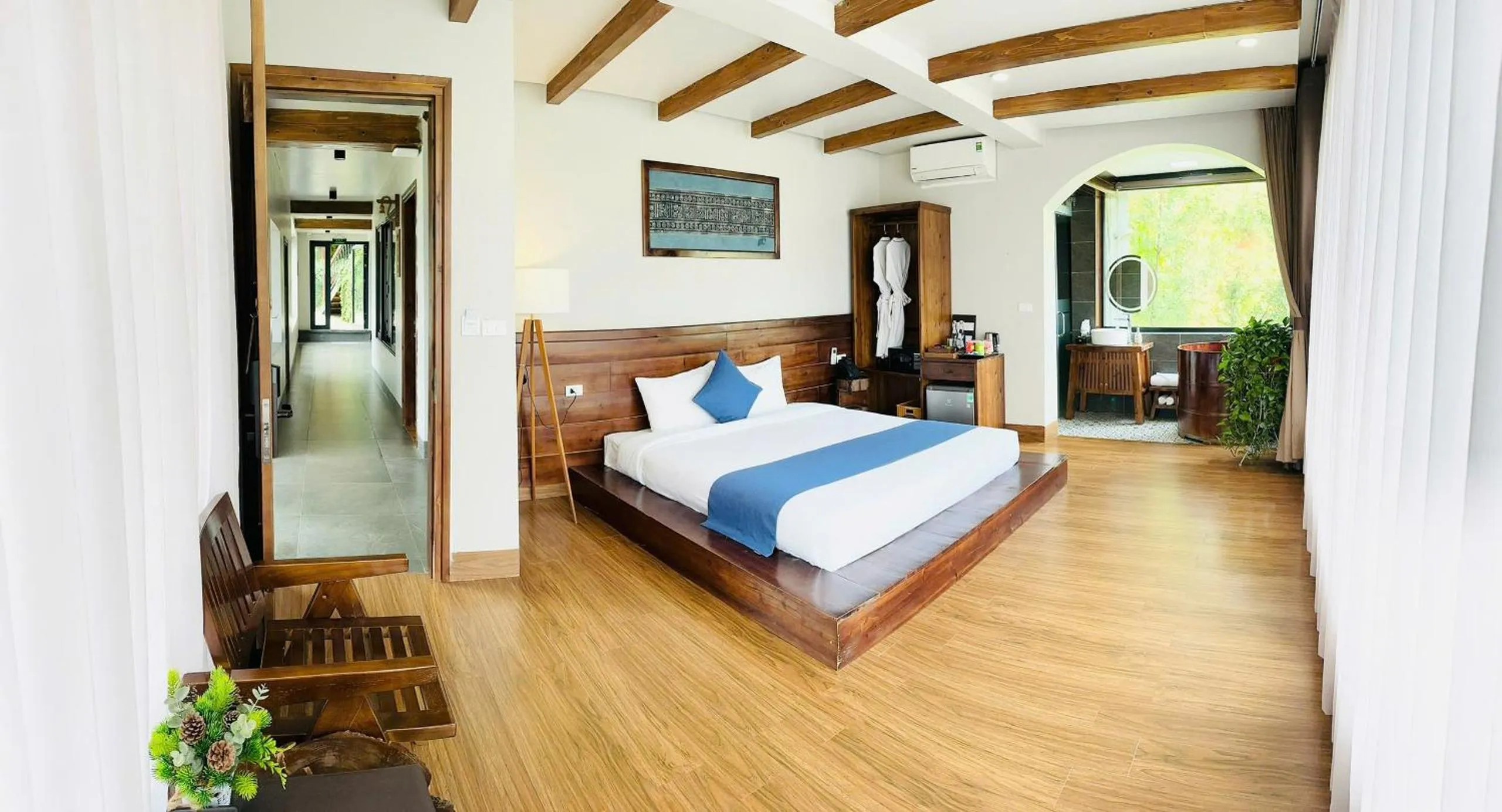 Bedroom, Bed in Sapa Pine Hill Eco Lodge