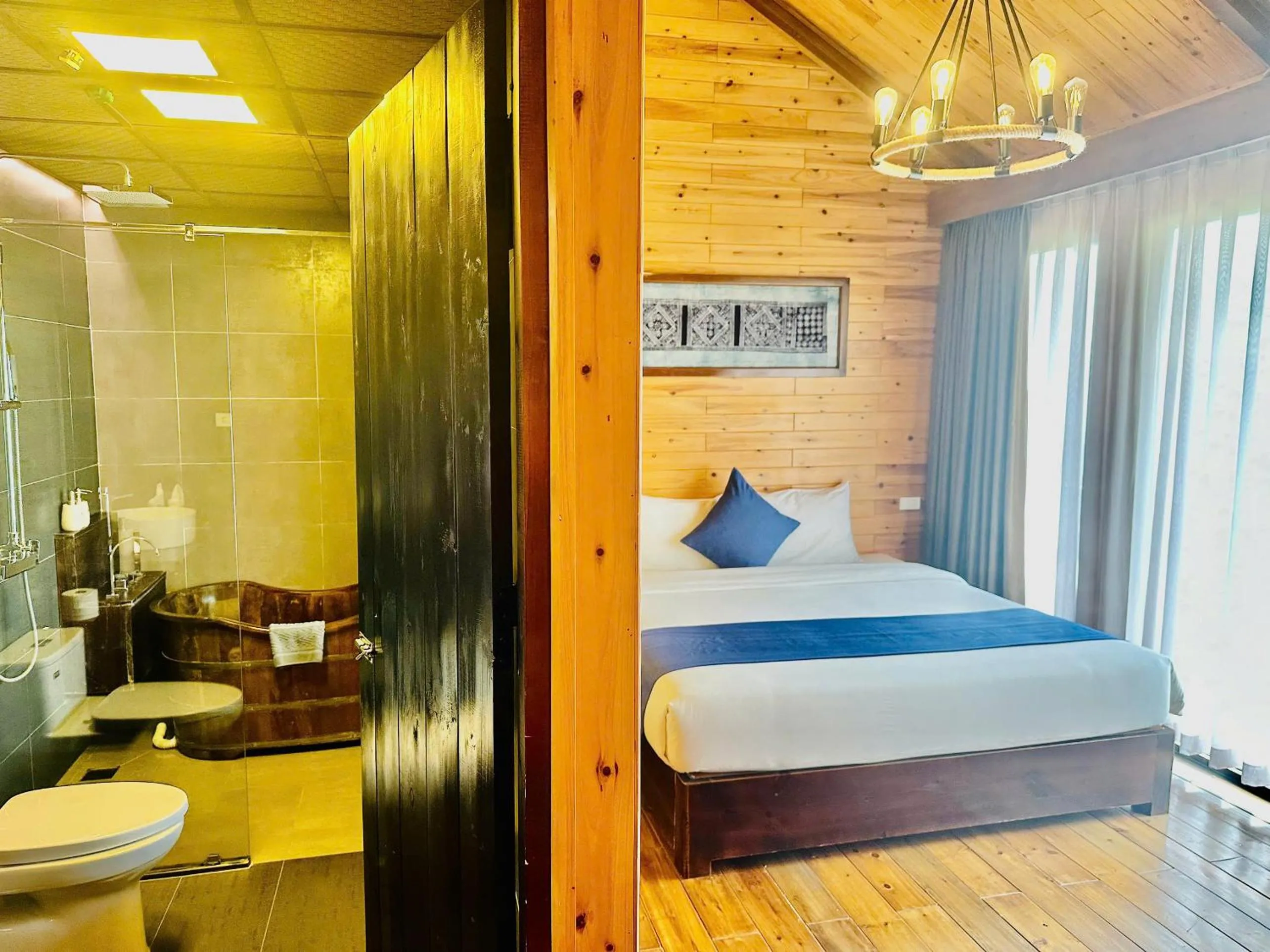 Property building, Bed in Sapa Pine Hill Eco Lodge