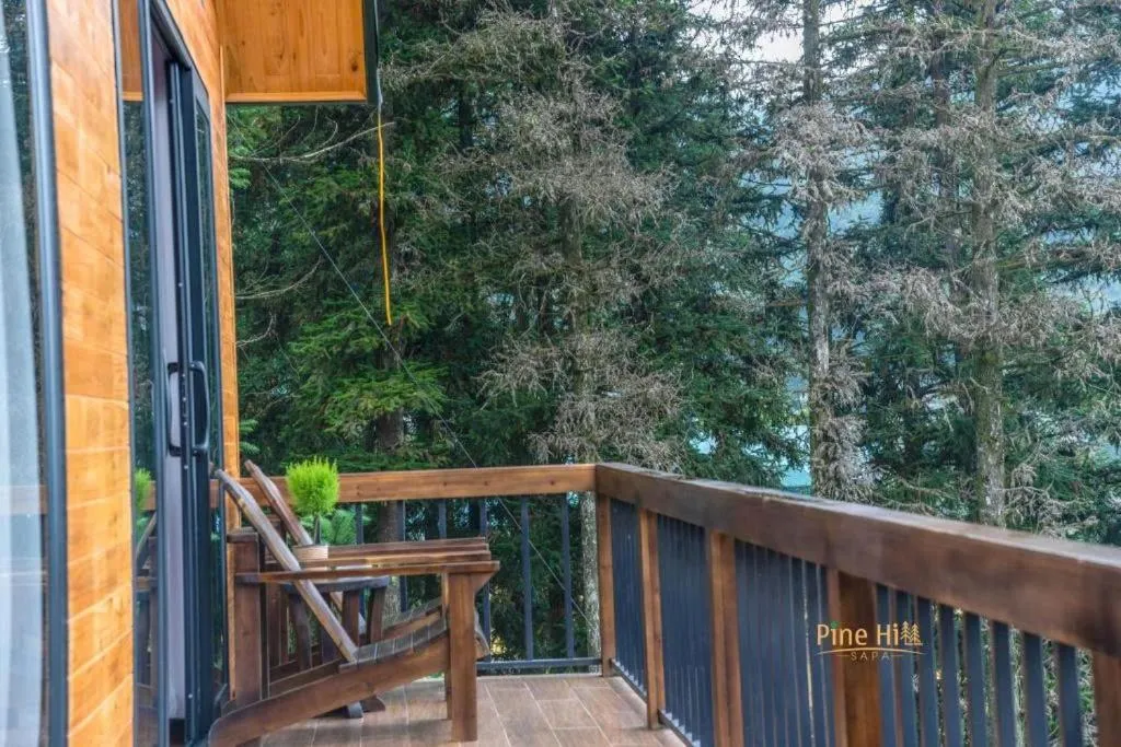 Garden view in Sapa Pine Hill Eco Lodge