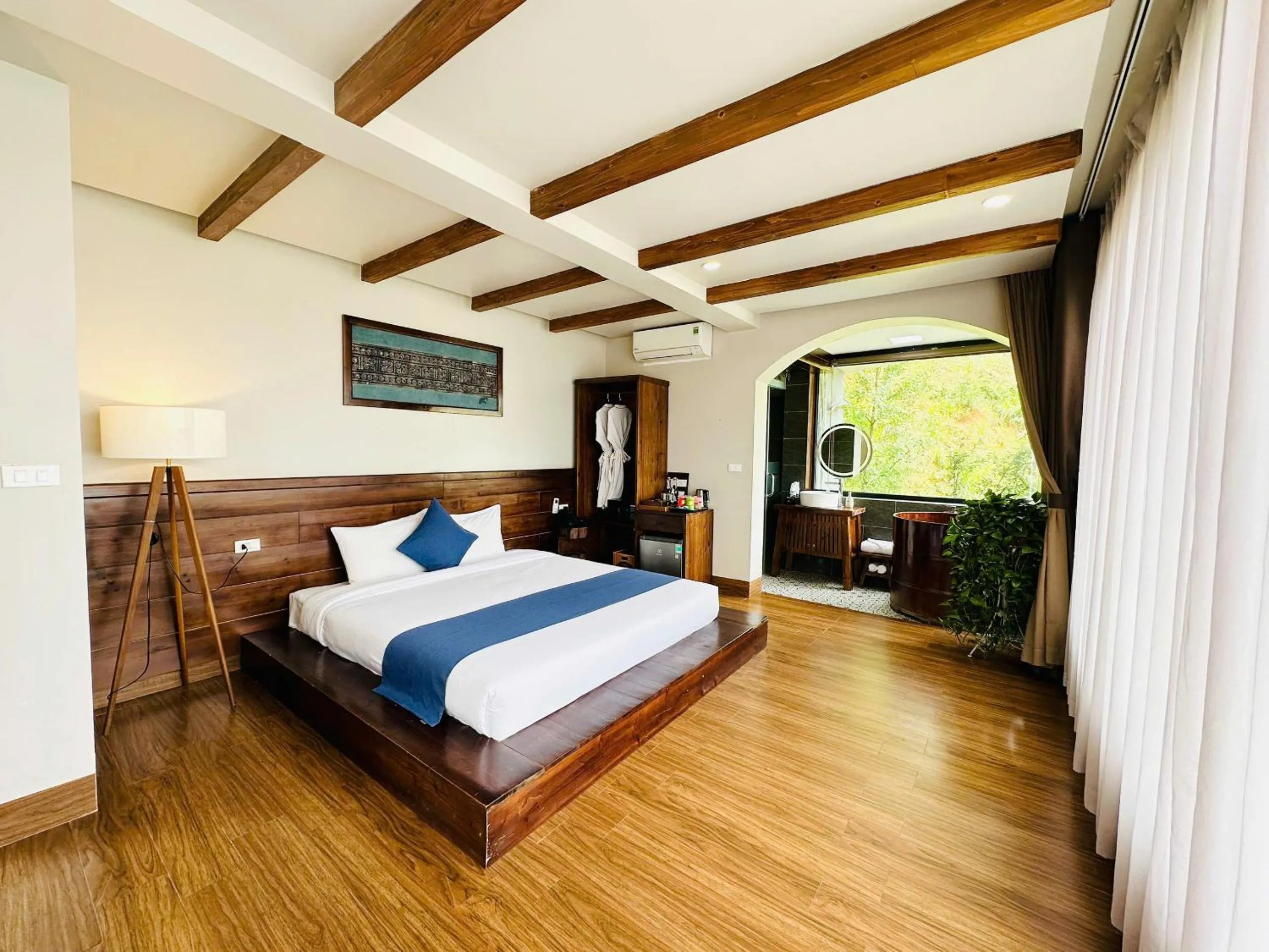 Bedroom, Bed in Sapa Pine Hill Eco Lodge