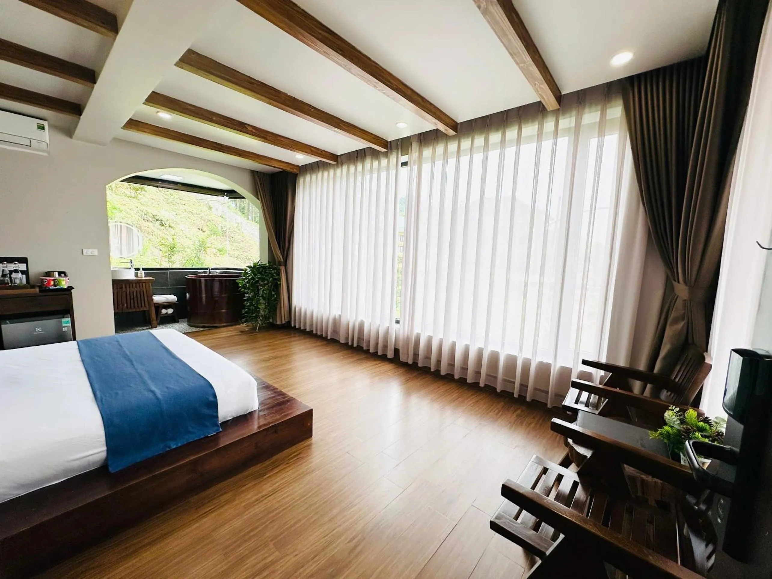 Bedroom, Bed in Sapa Pine Hill Eco Lodge