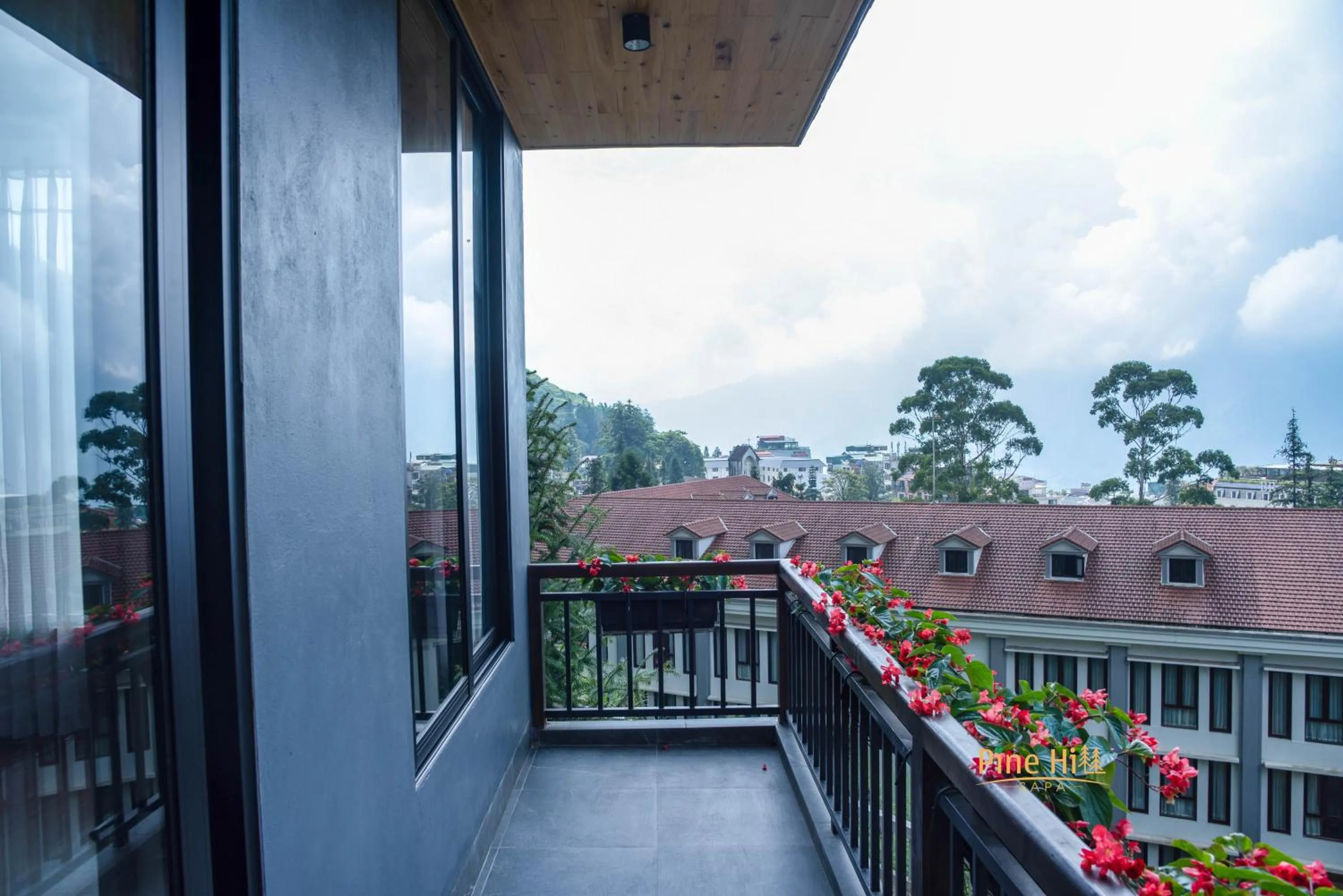 Balcony/Terrace in Sapa Pine Hill Eco Lodge