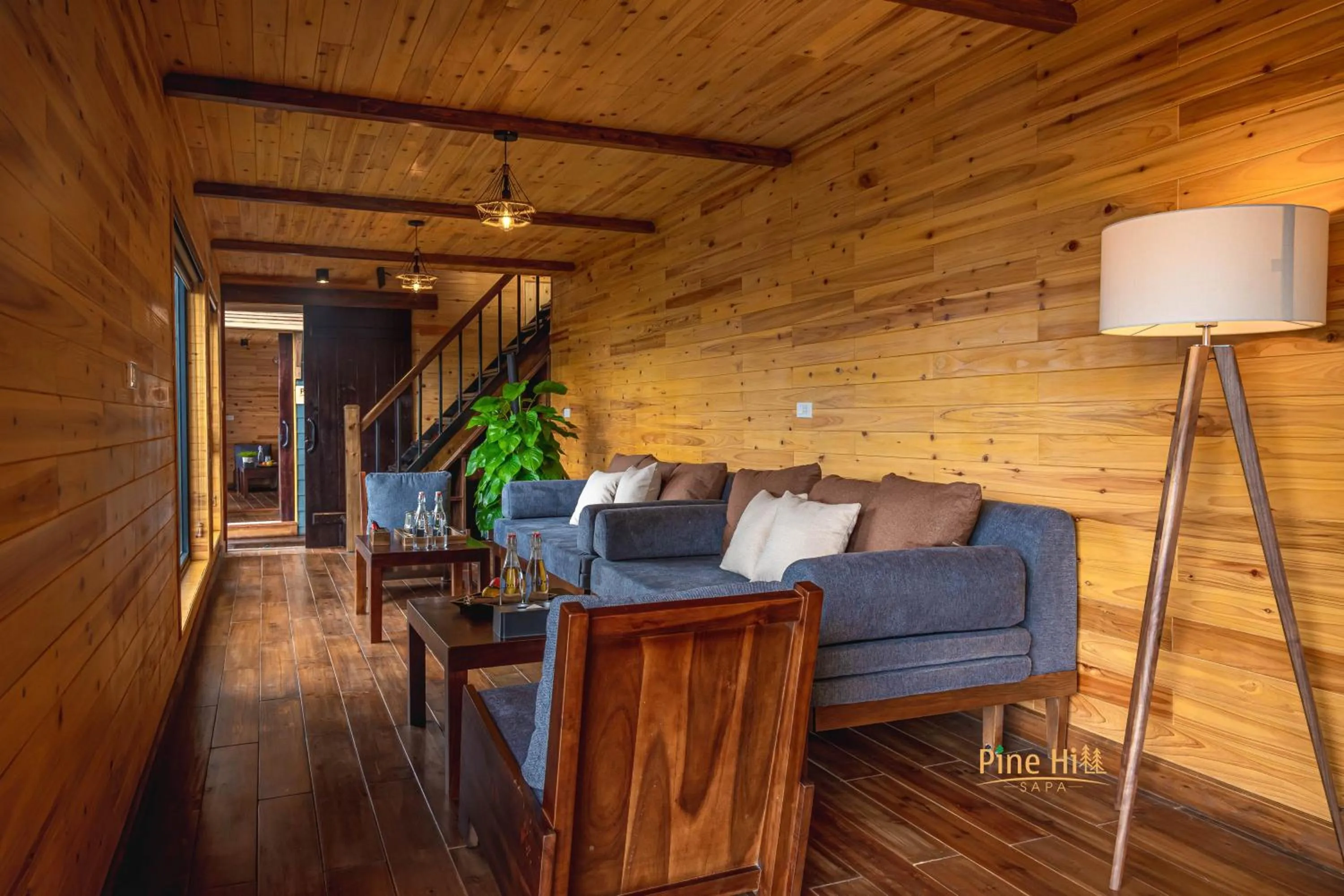 Living room in Sapa Pine Hill Eco Lodge