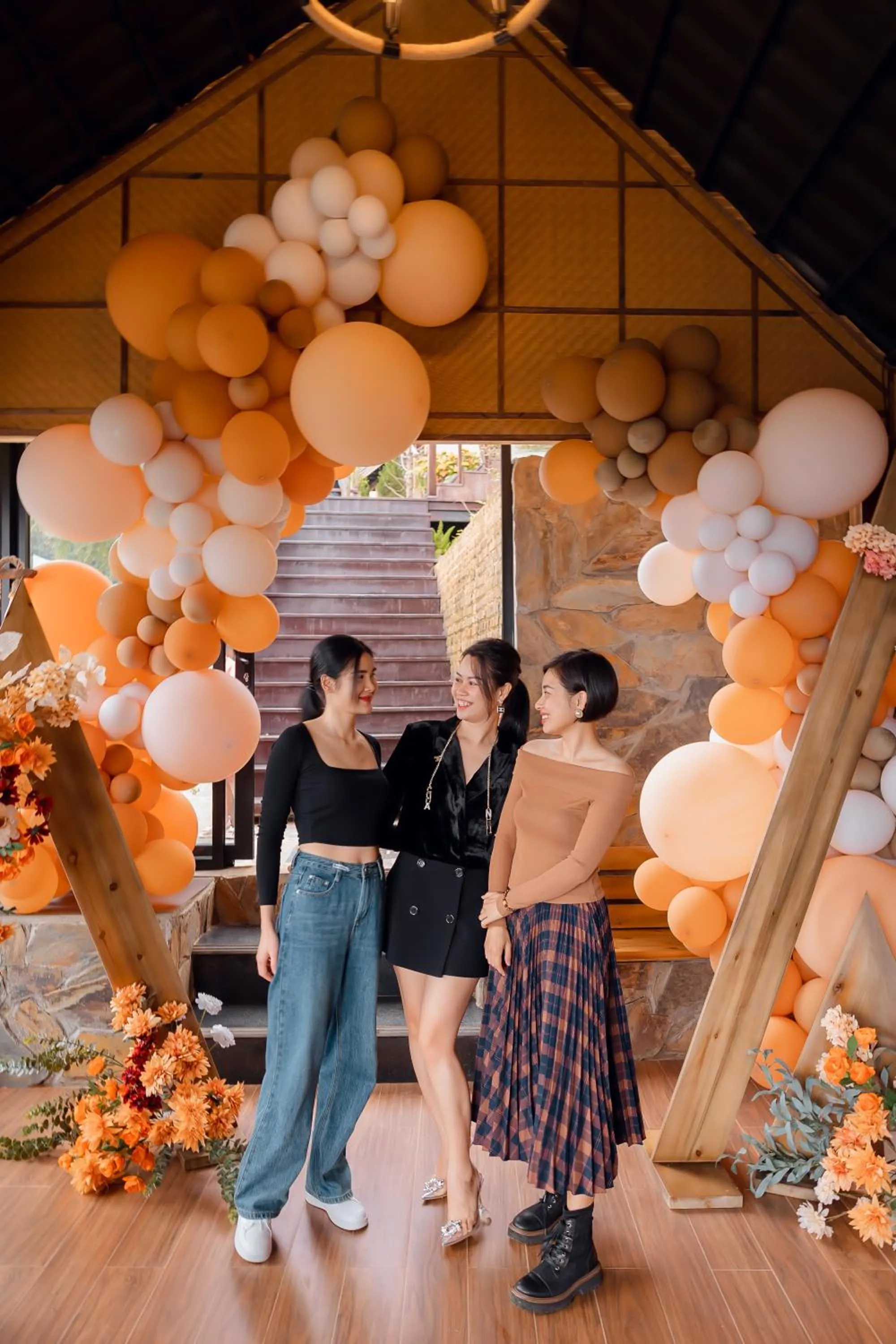 group of guests in Sapa Pine Hill Eco Lodge