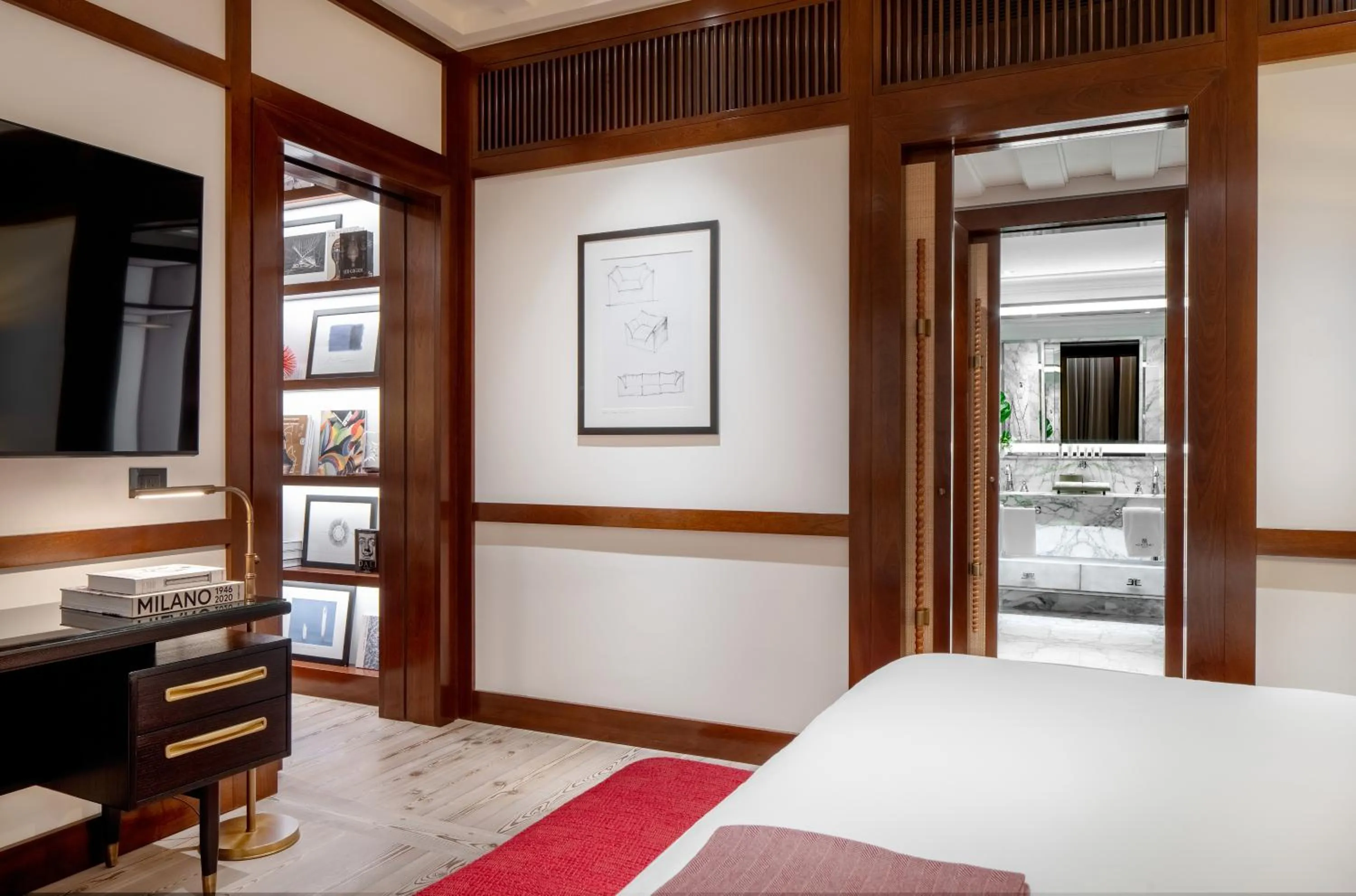 Bedroom, Bed in Portrait Milano - Lungarno Collection