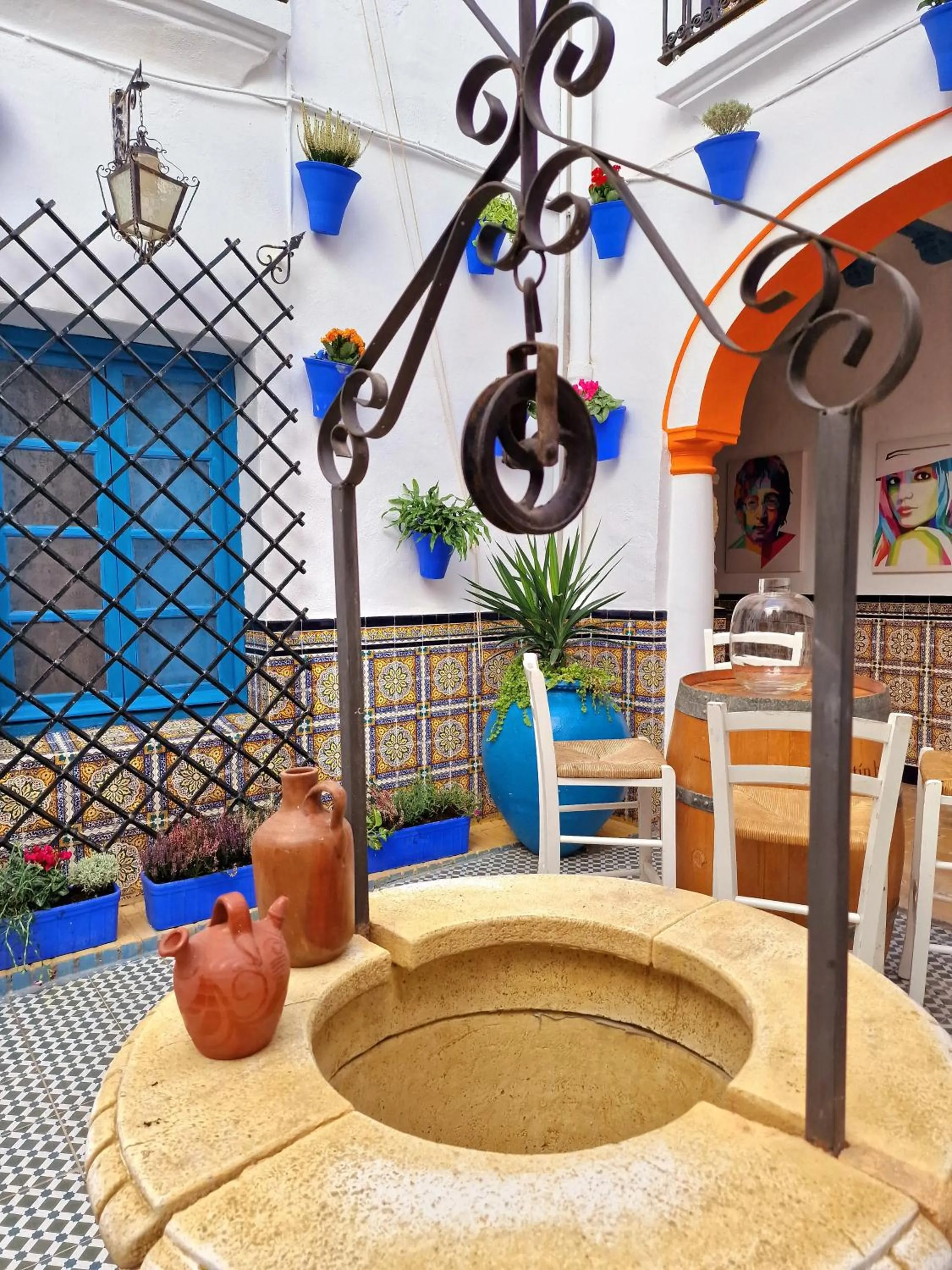 Patio in Arc House Mezquita - Only adults