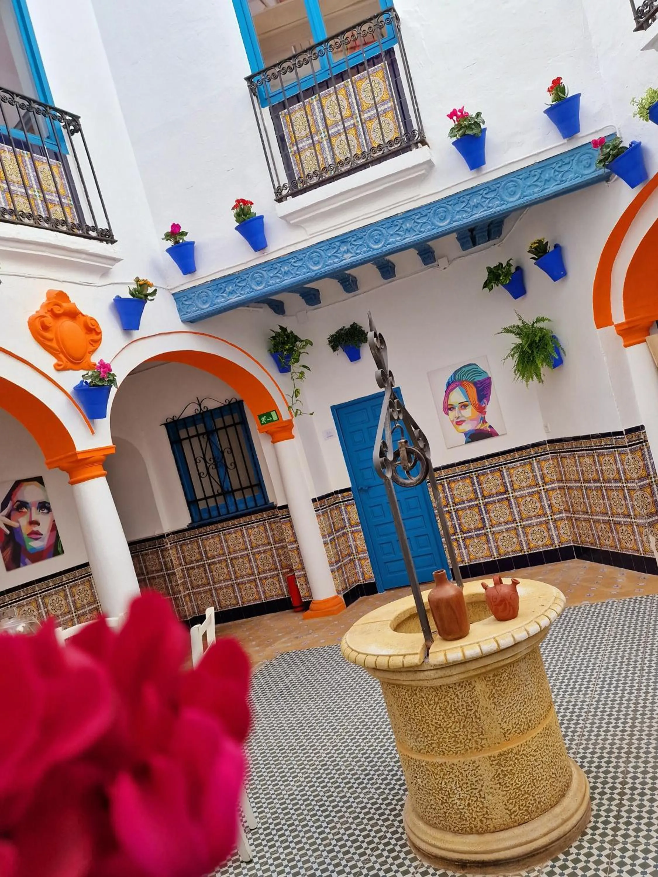 Patio in Arc House Mezquita - Only adults