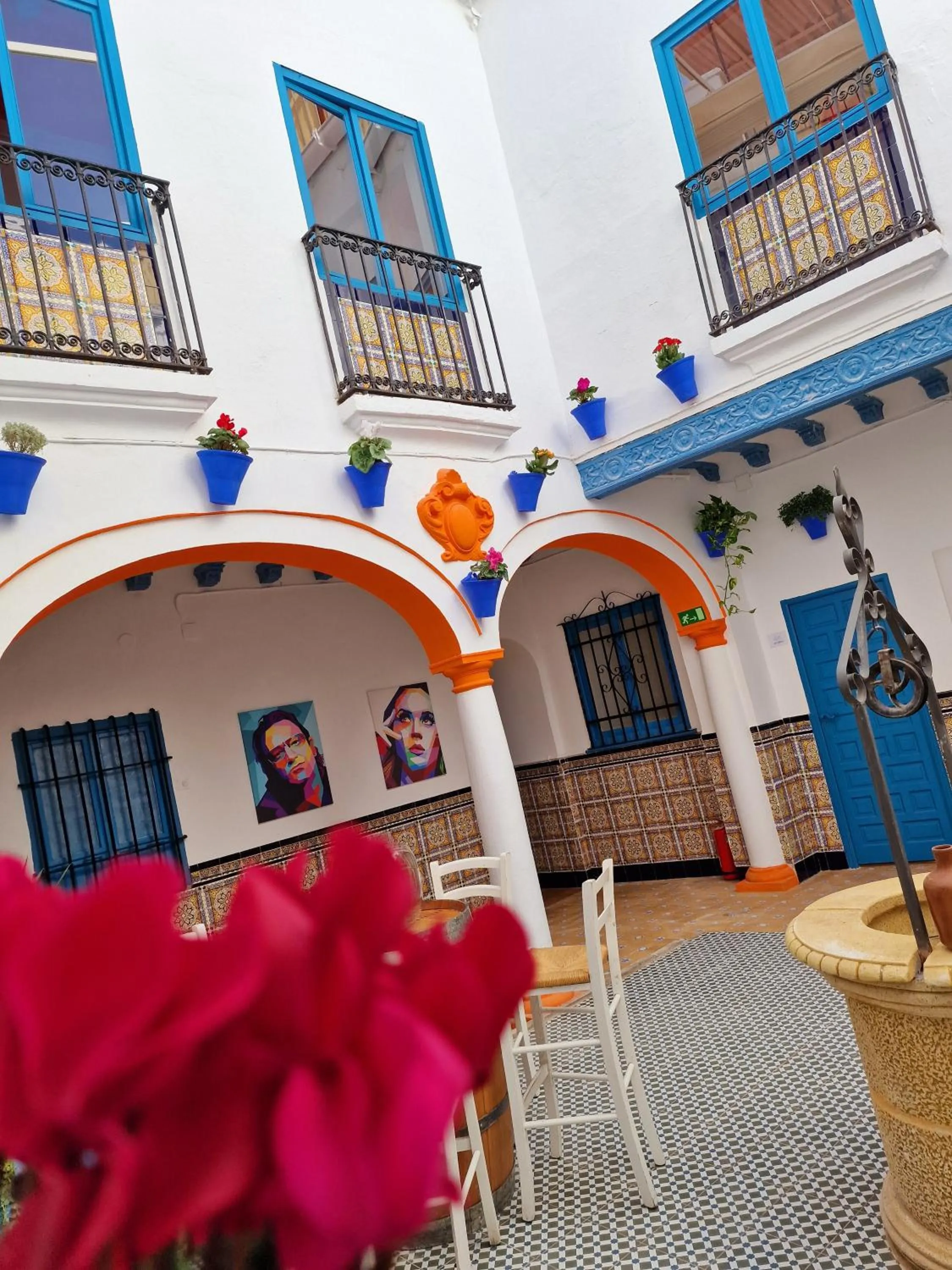 Patio in Arc House Mezquita - Only adults
