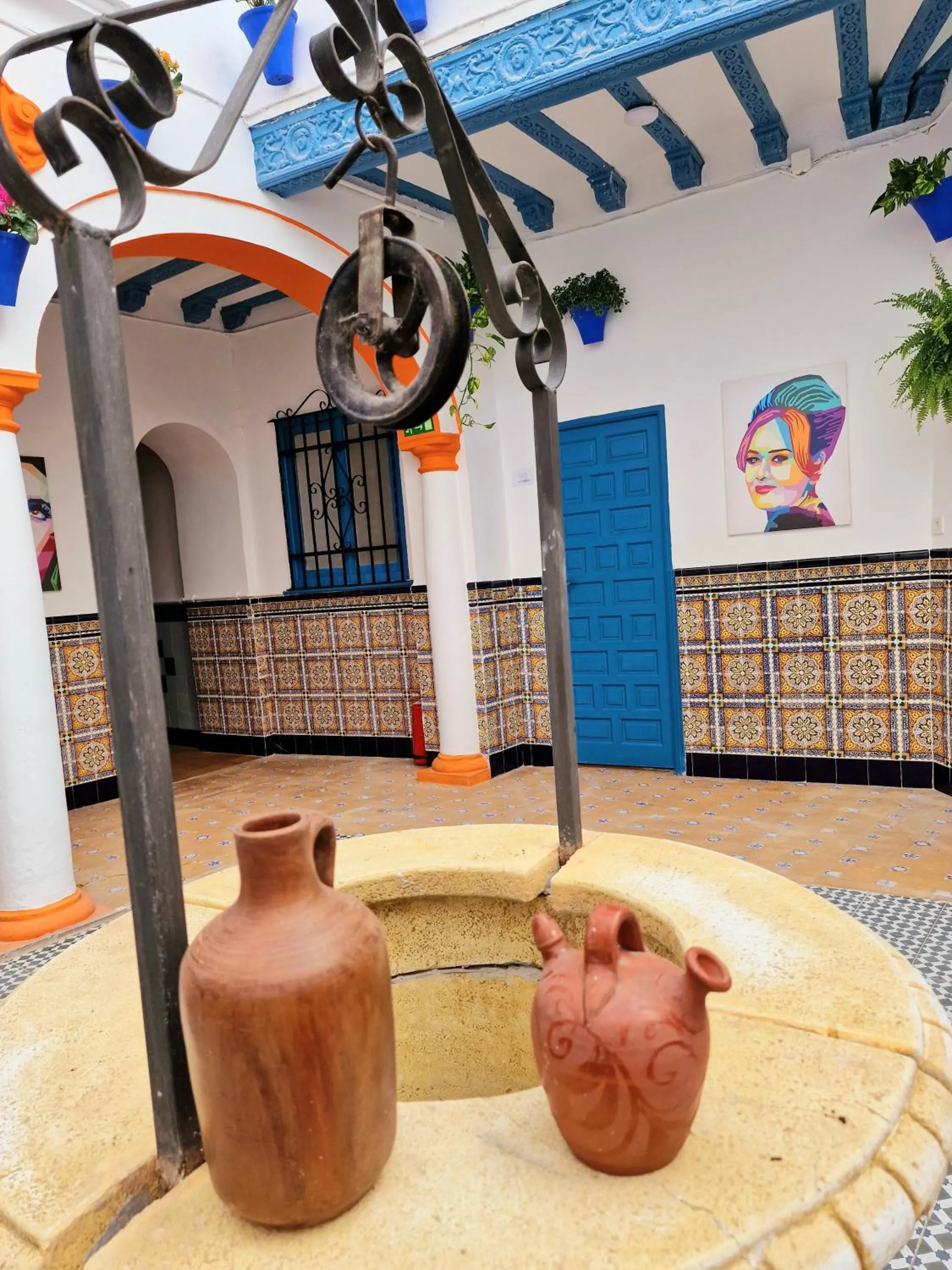 Patio in Arc House Mezquita - Only adults