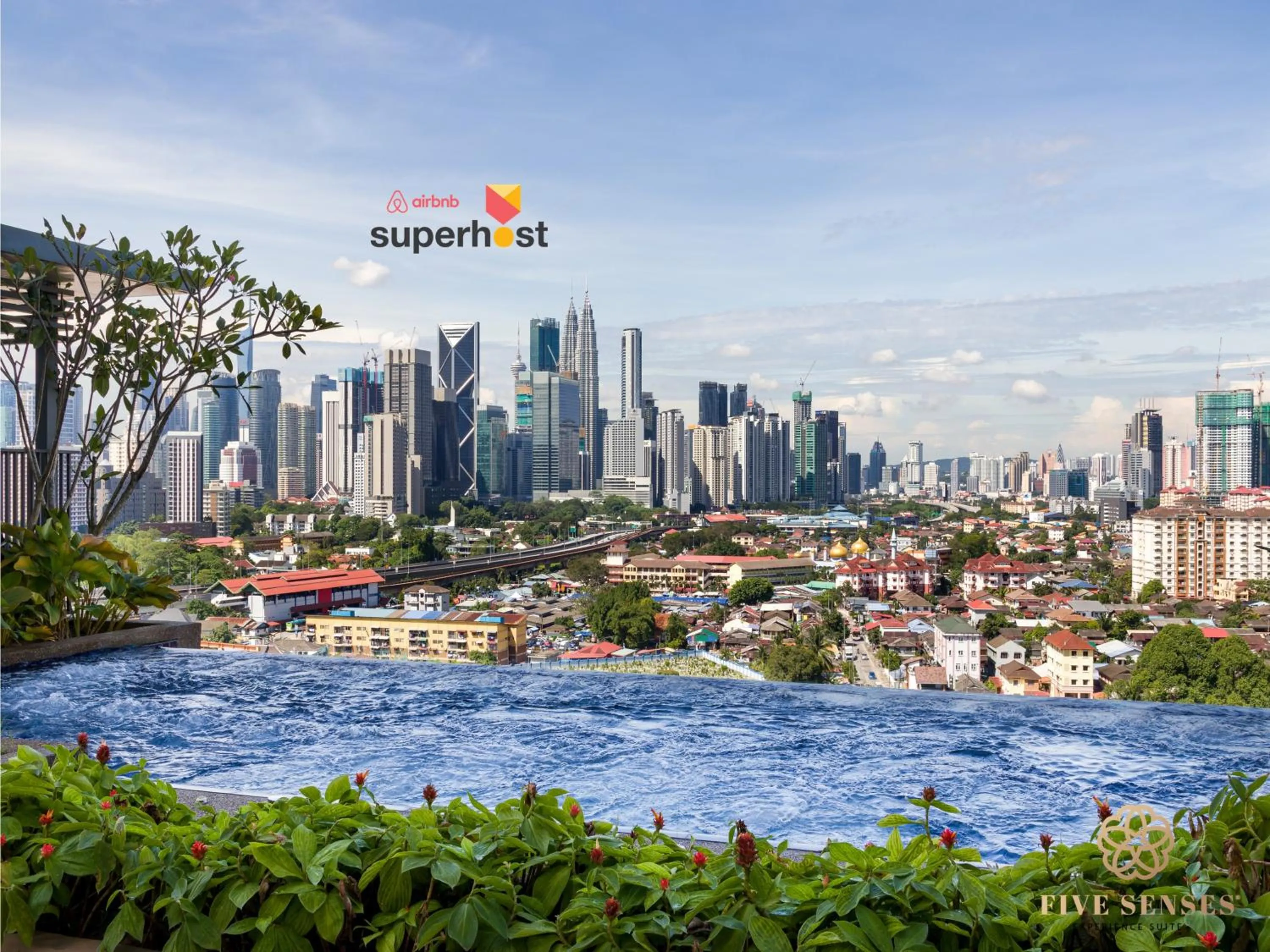 City view in Datum Jelatek Sky Residence KLCC, Five Senses