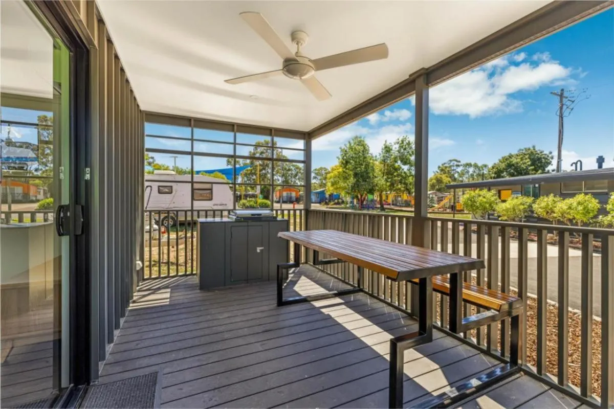 Patio in BIG4 Bendigo Park Lane Holiday Park