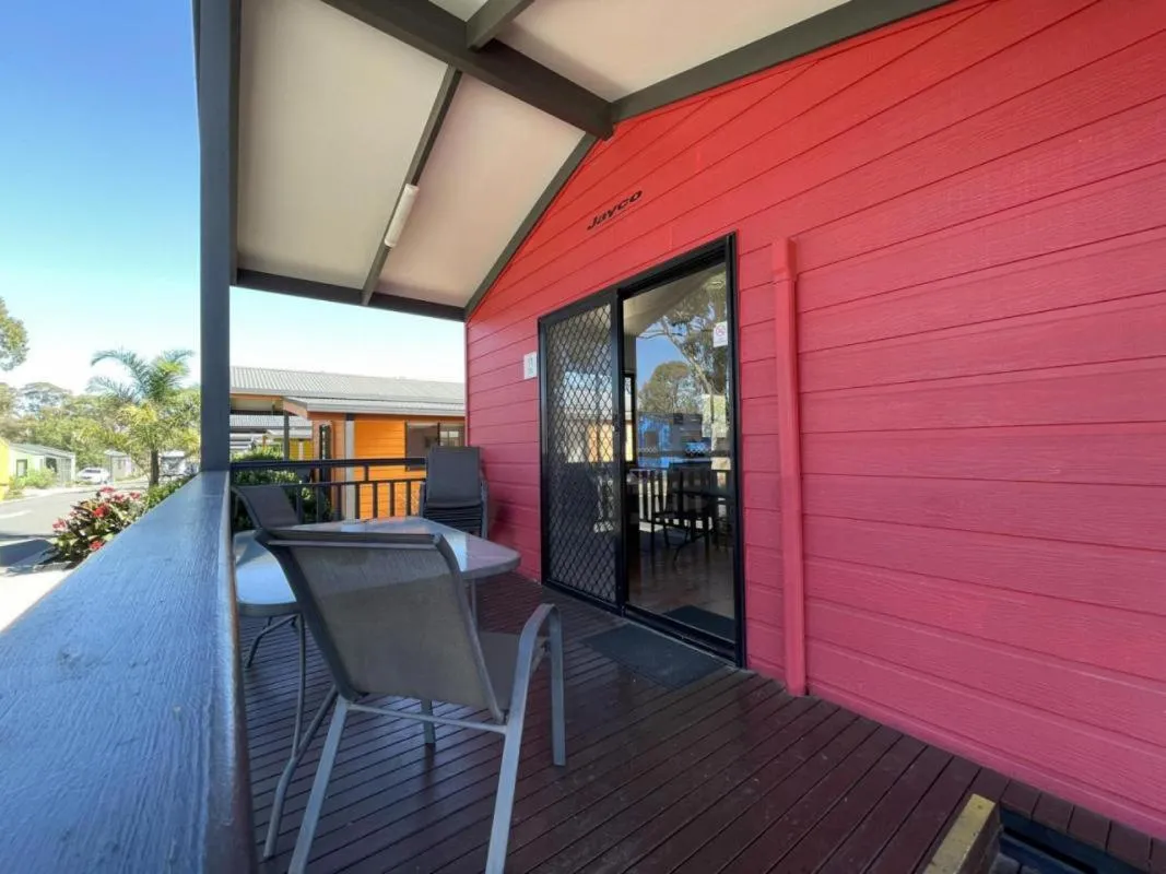 Patio in BIG4 Bendigo Park Lane Holiday Park