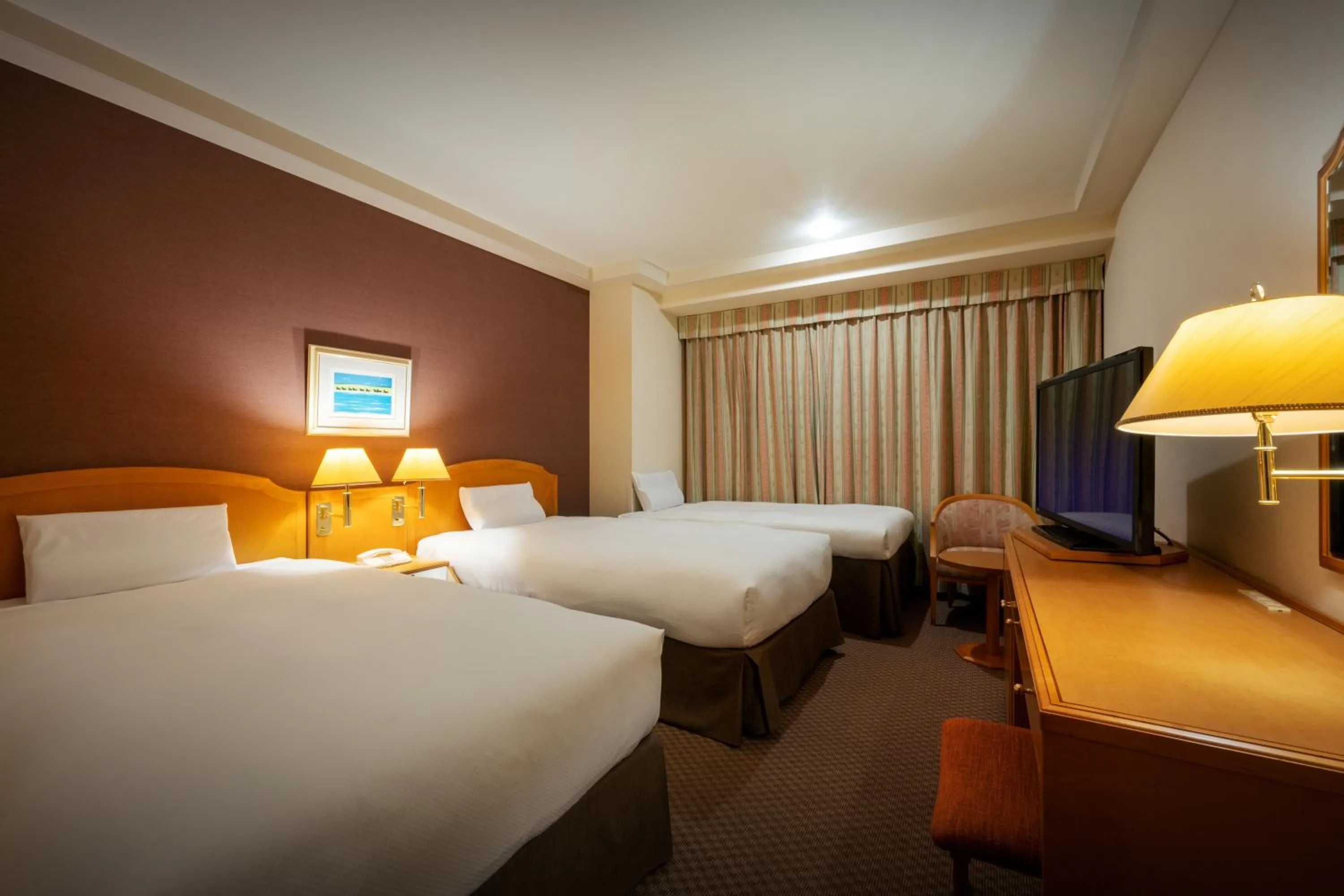 Photo of the whole room, Bed in Hotel JAL City Aomori