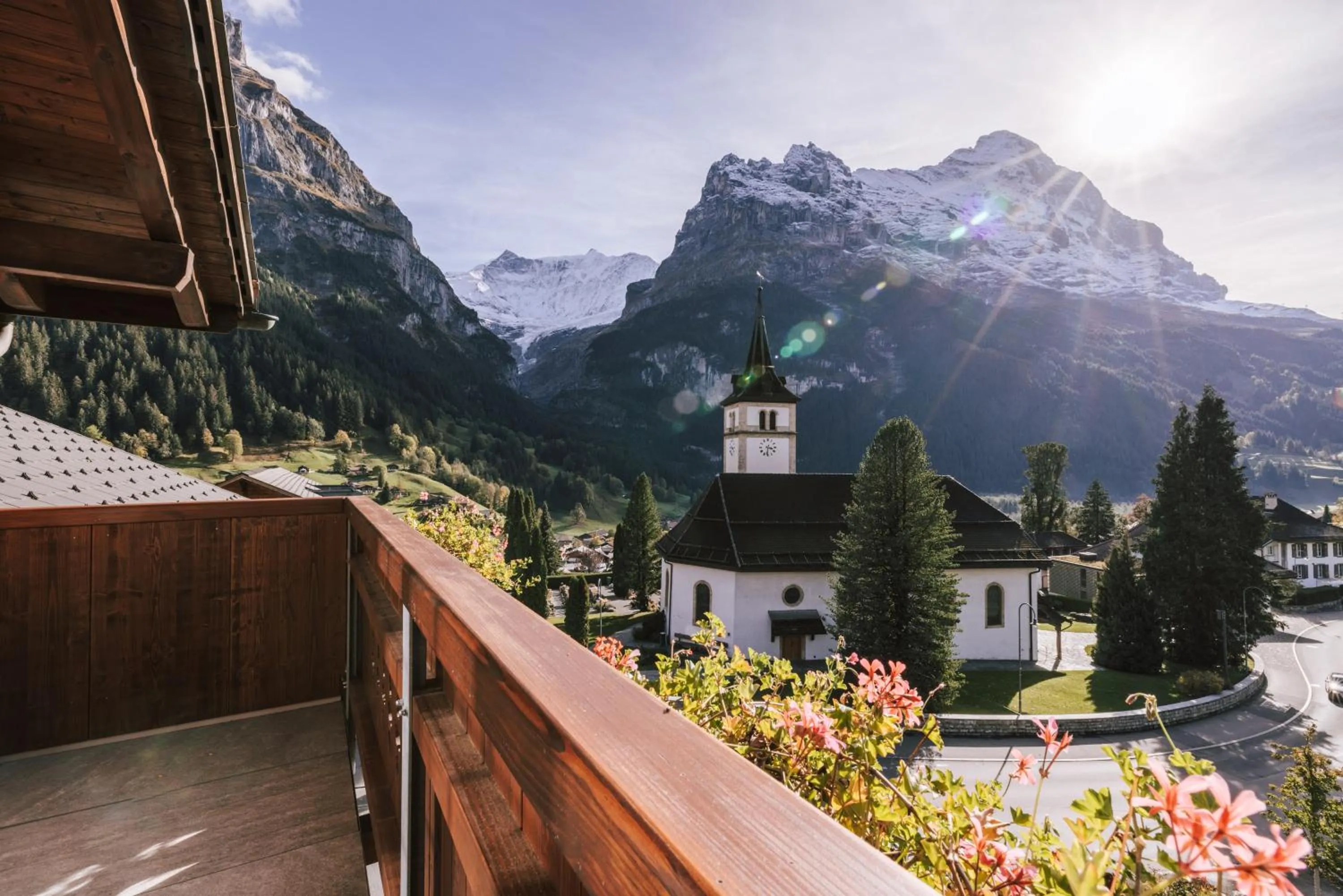 View (from property/room) in Hotel Fiescherblick