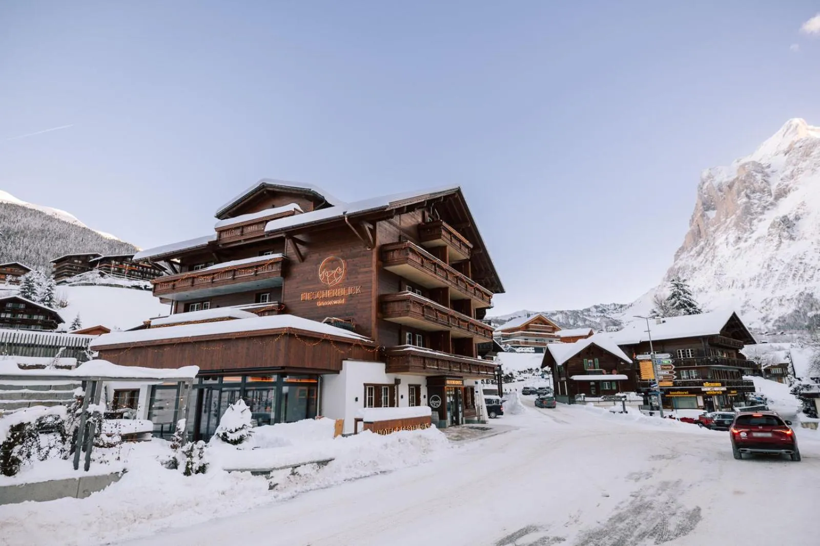 Property building in Hotel Fiescherblick