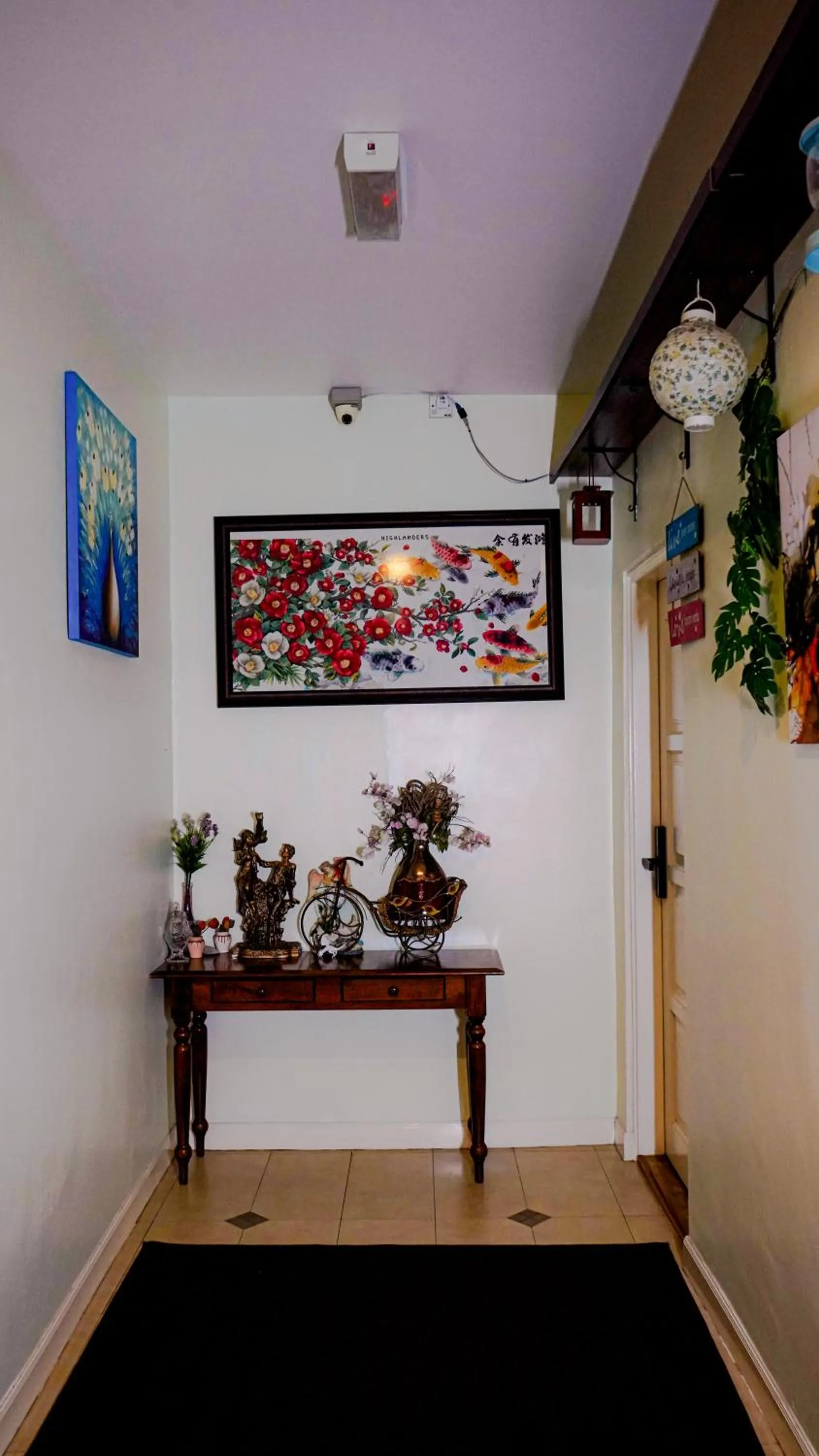 Decorative detail in Highlanders Garden Guesthouse at Arundina Cameron Highlands