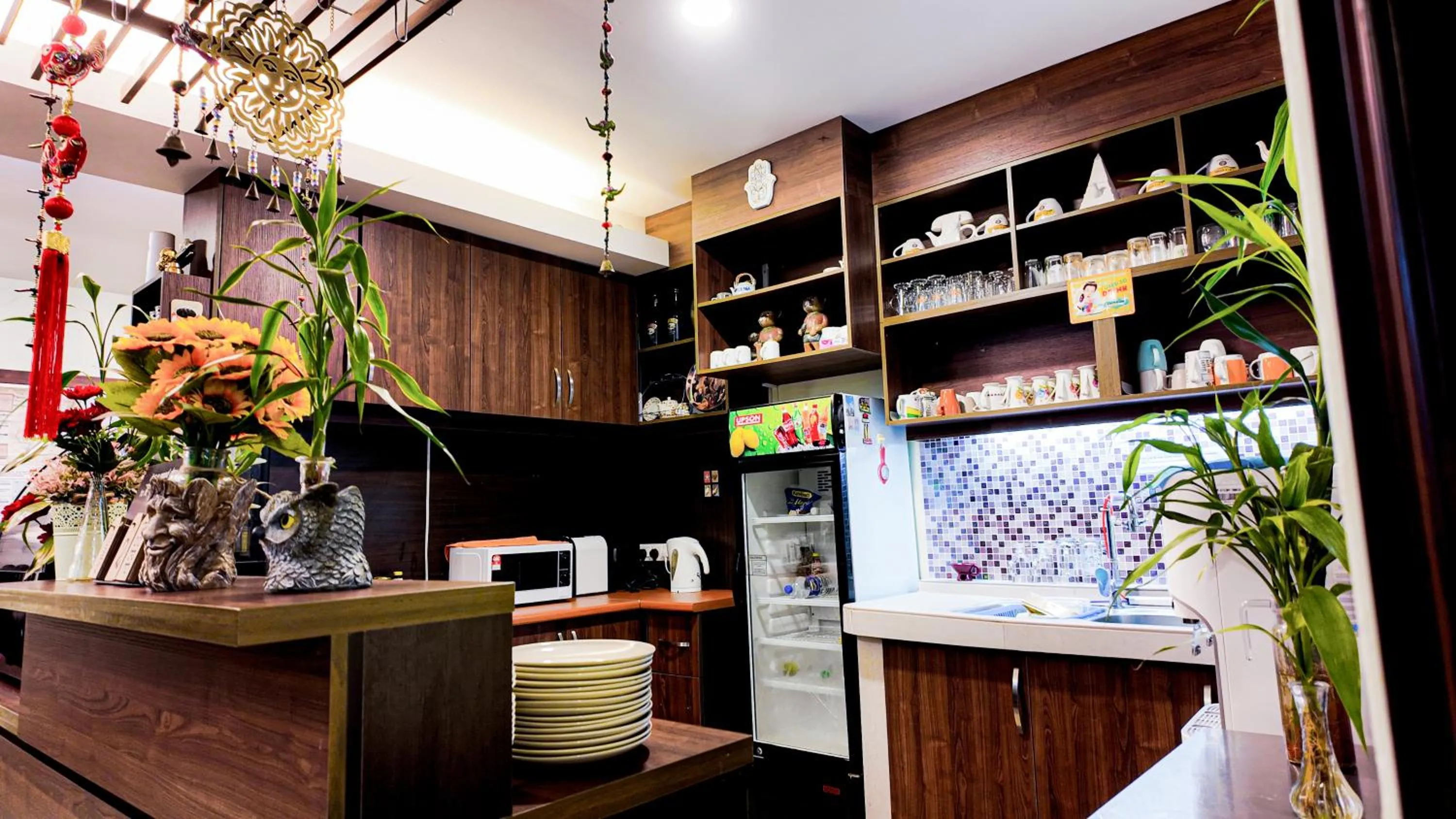 Kitchen or kitchenette in Highlanders Garden Guesthouse at Arundina Cameron Highlands