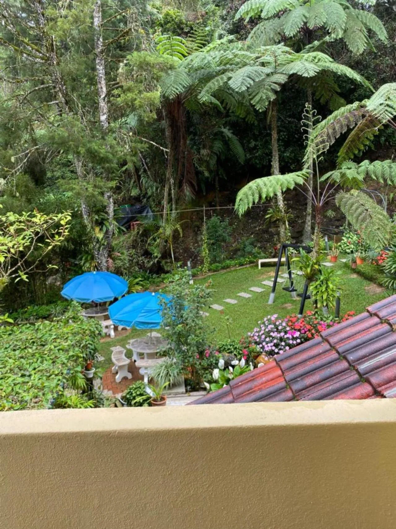 Garden view in Highlanders Garden Guesthouse at Arundina Cameron Highlands