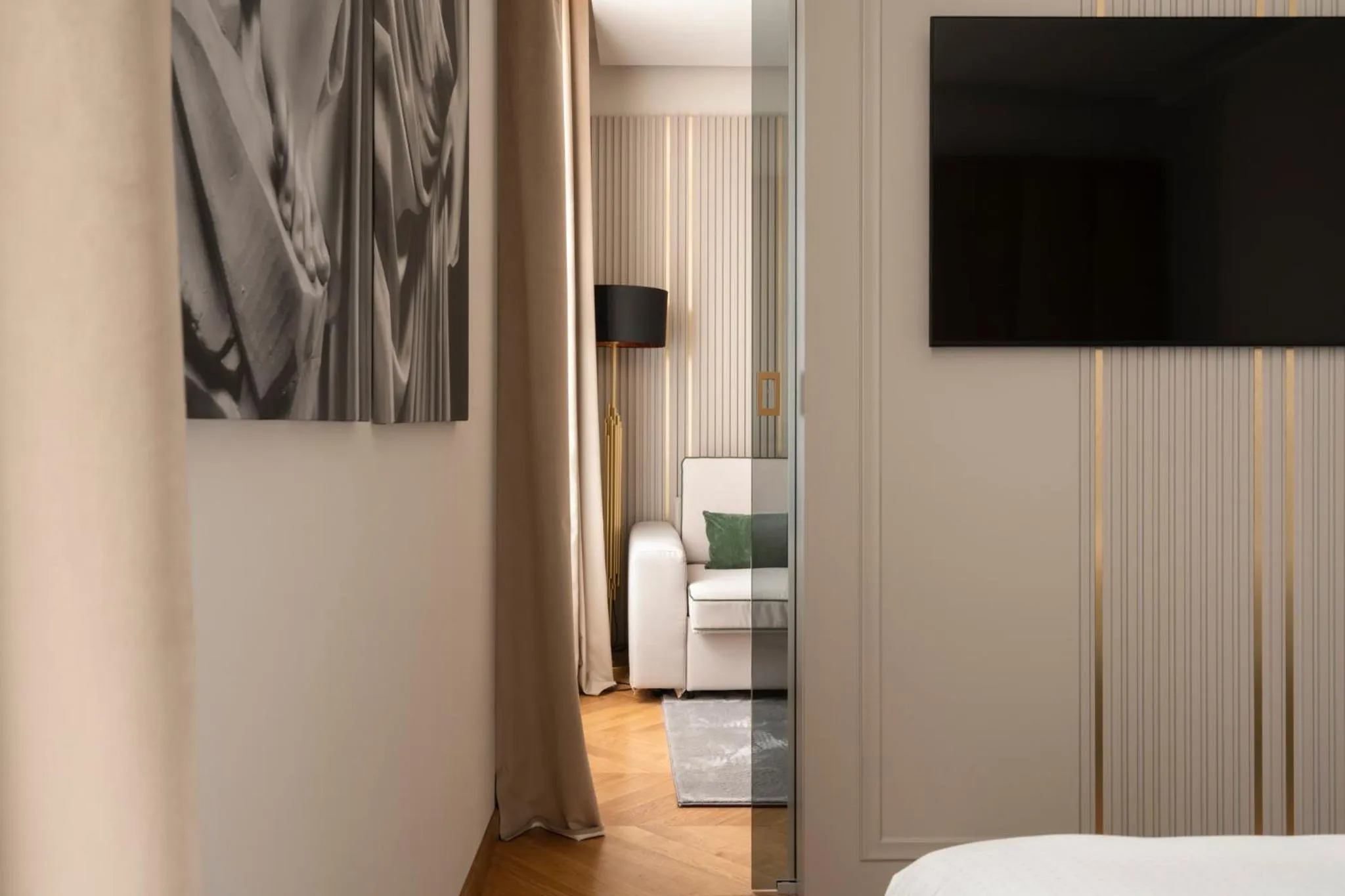 TV and multimedia, Bed in Palazzo Venere