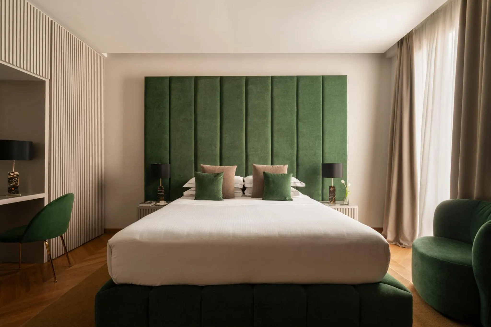 Living room, Bed in Palazzo Venere