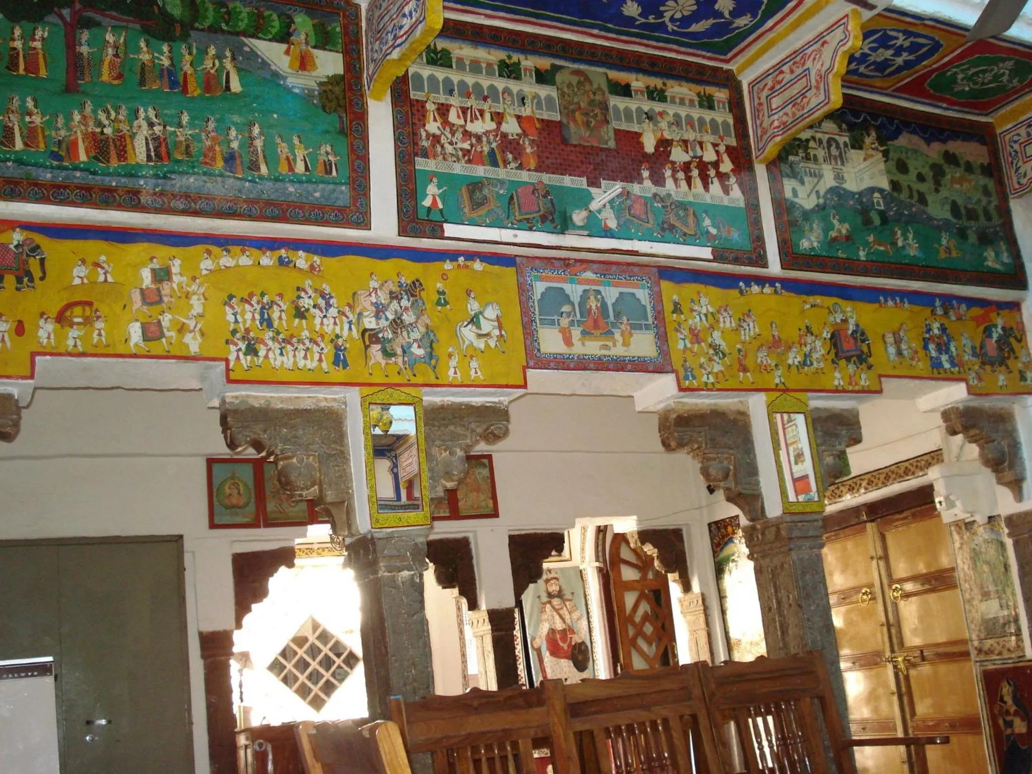 Decorative detail in Haveli Braj Bhushanjee Heritage Hotel and Museum