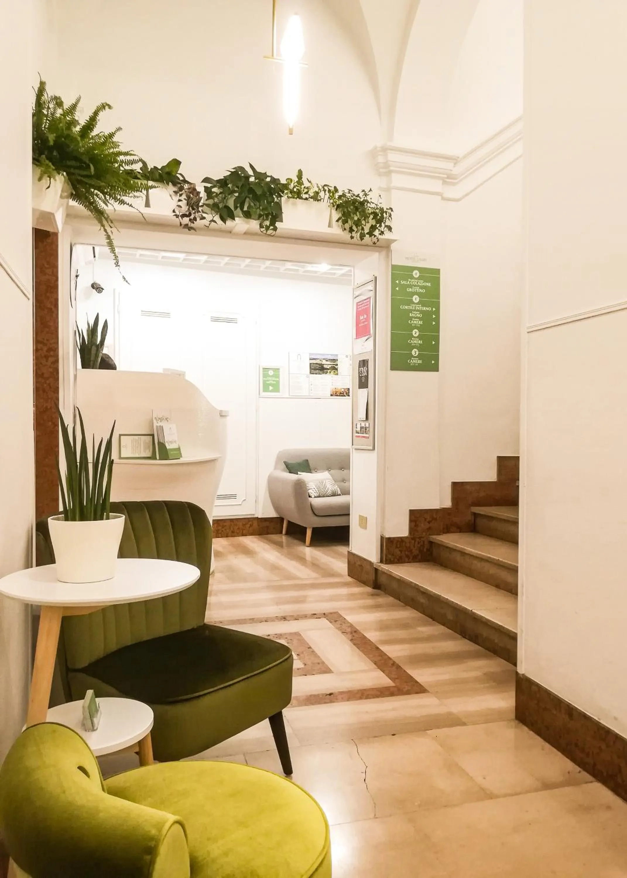 Lobby or reception in Hotel Lauri