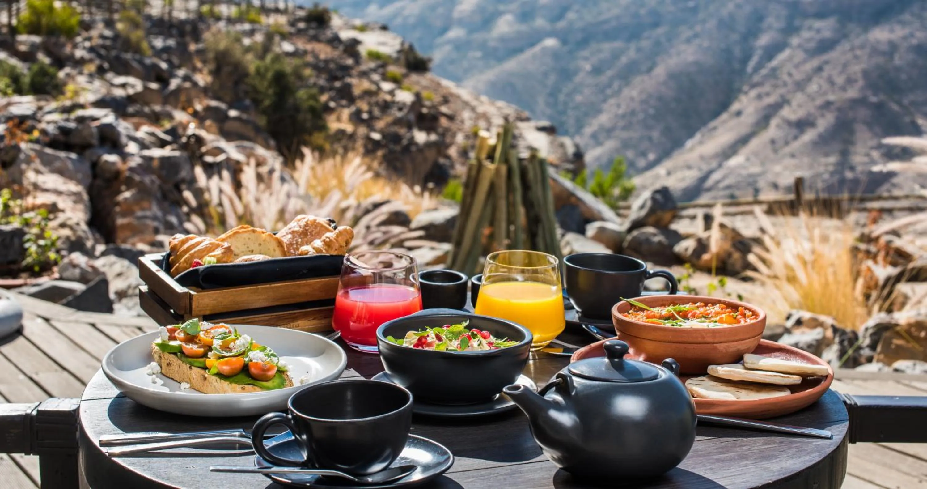 Patio in Alila Jabal Akhdar