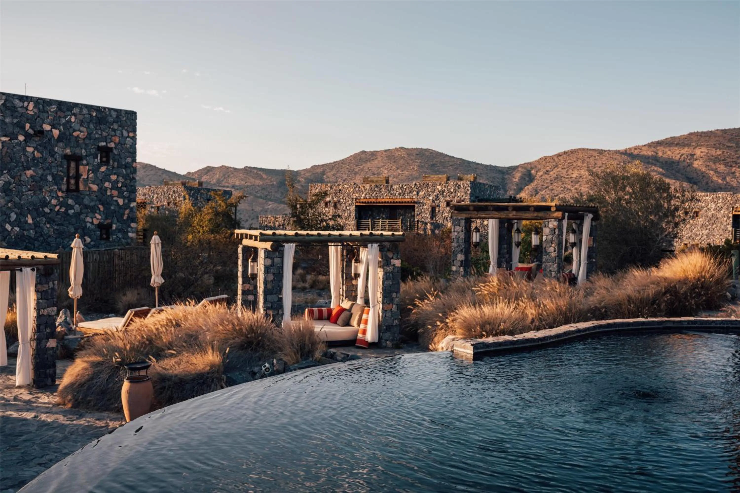 Swimming pool in Alila Jabal Akhdar