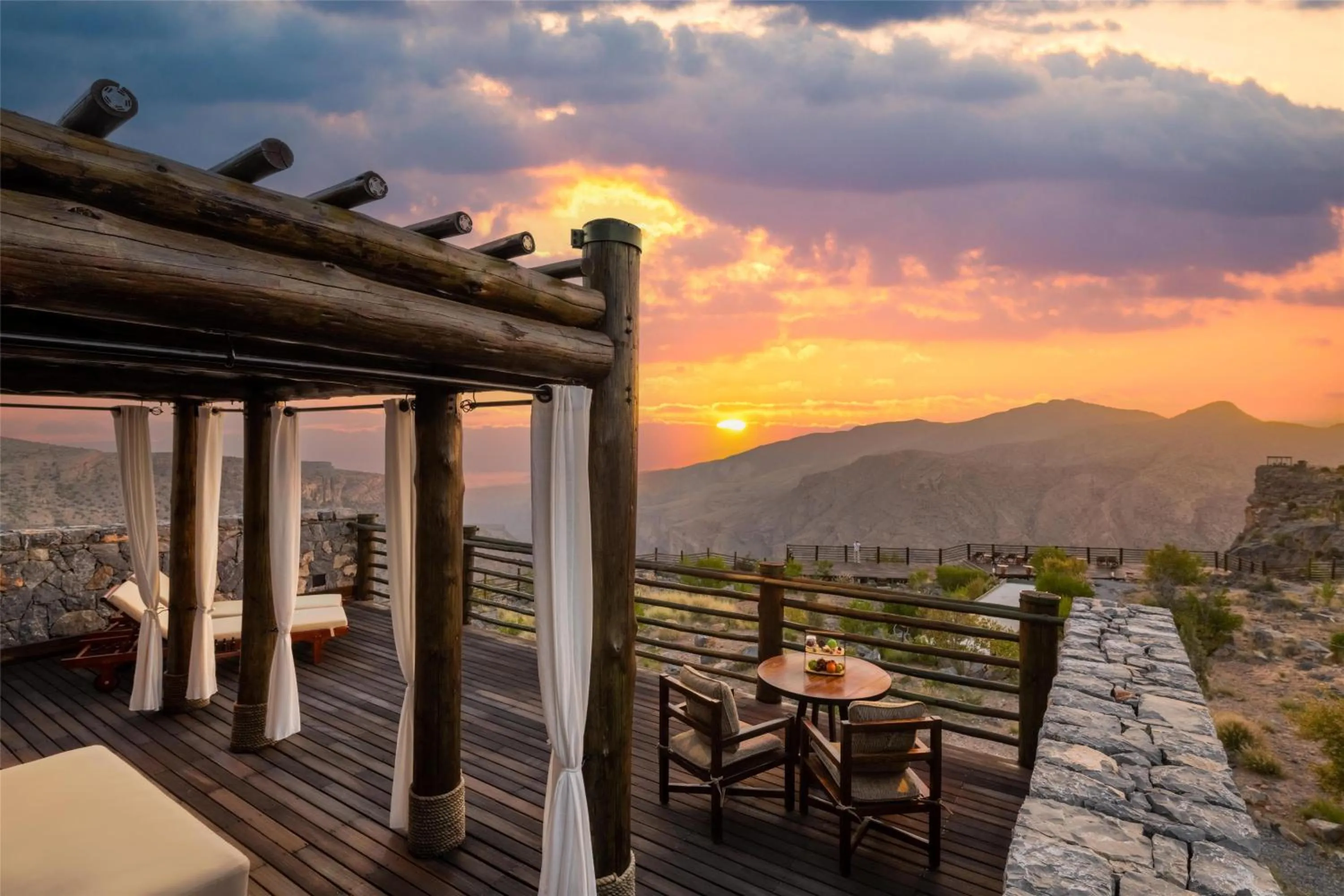 Natural landscape in Alila Jabal Akhdar