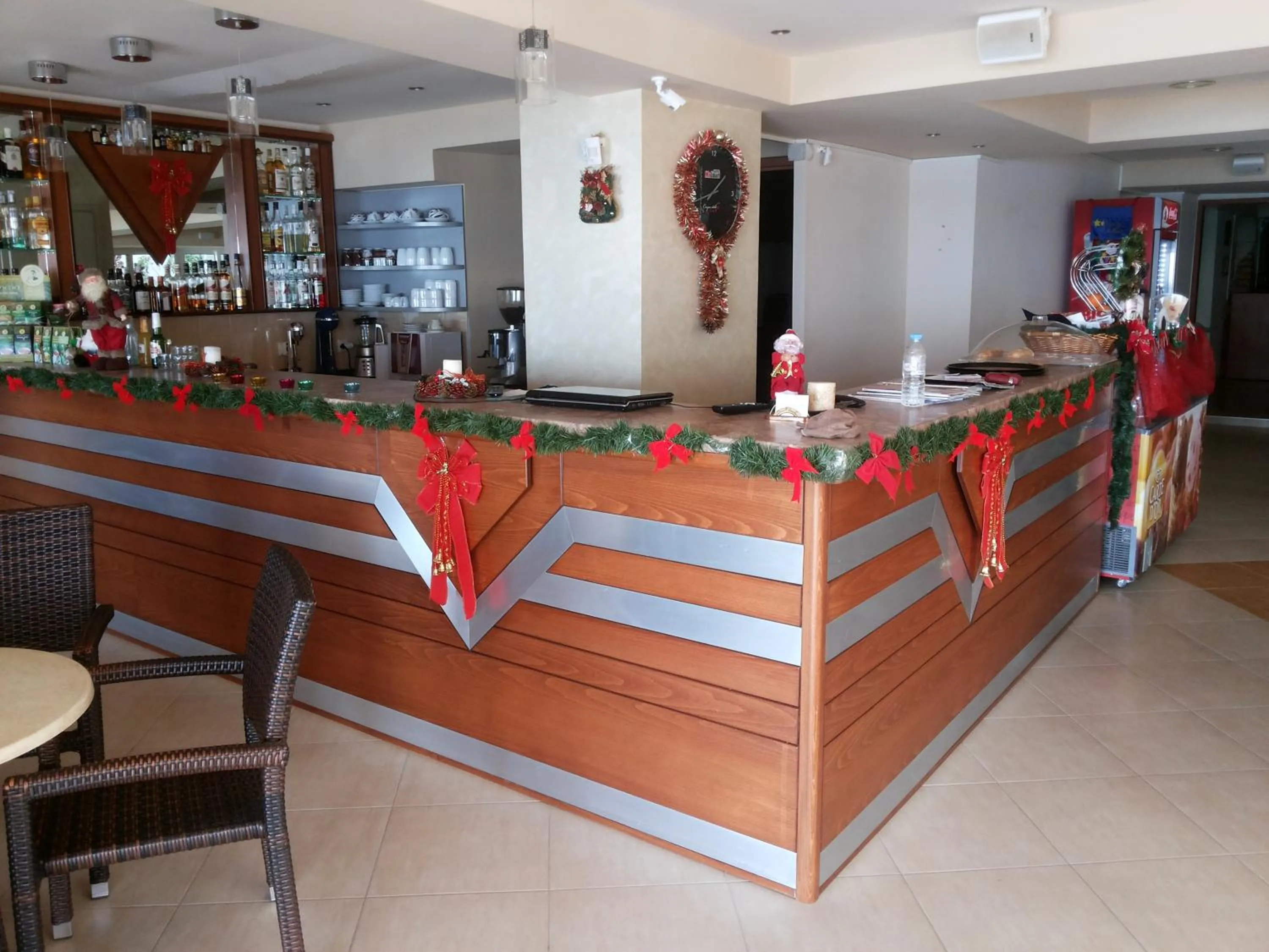 Communal lounge/ TV room in San Georgio Hotel