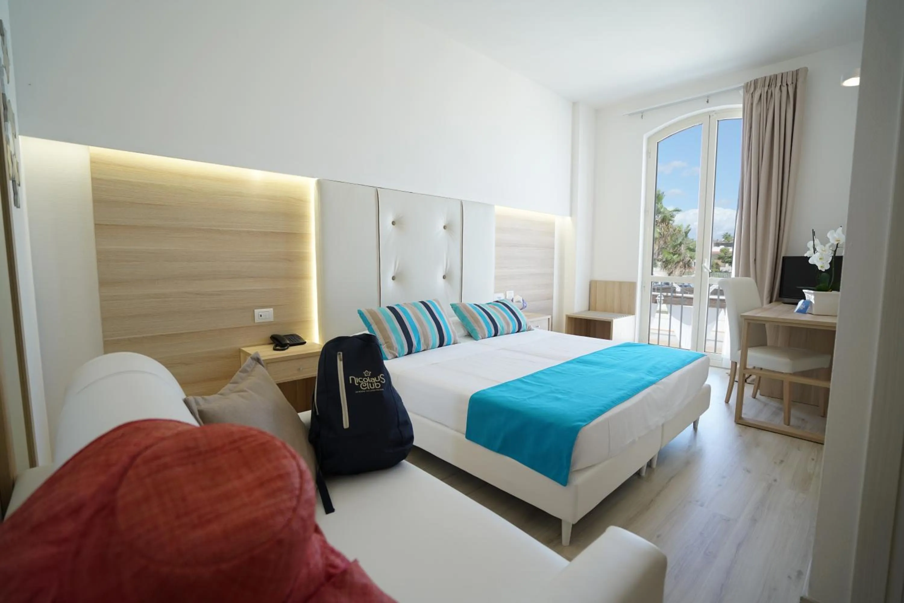 Bedroom, Bed in Nicolaus Prime Il Gabbiano Hotel