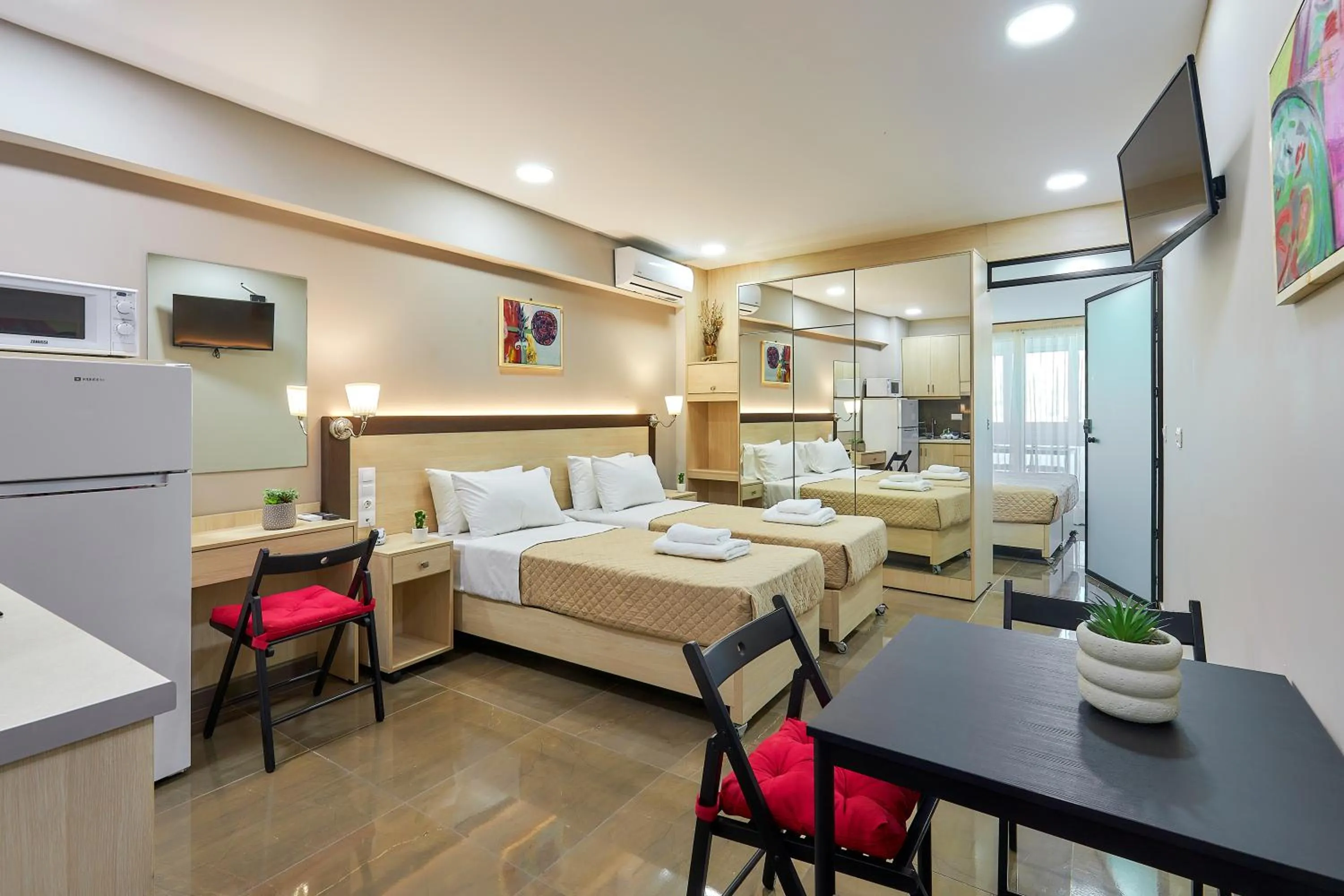 Bed in Dorian Boutique Hotel-Apartments