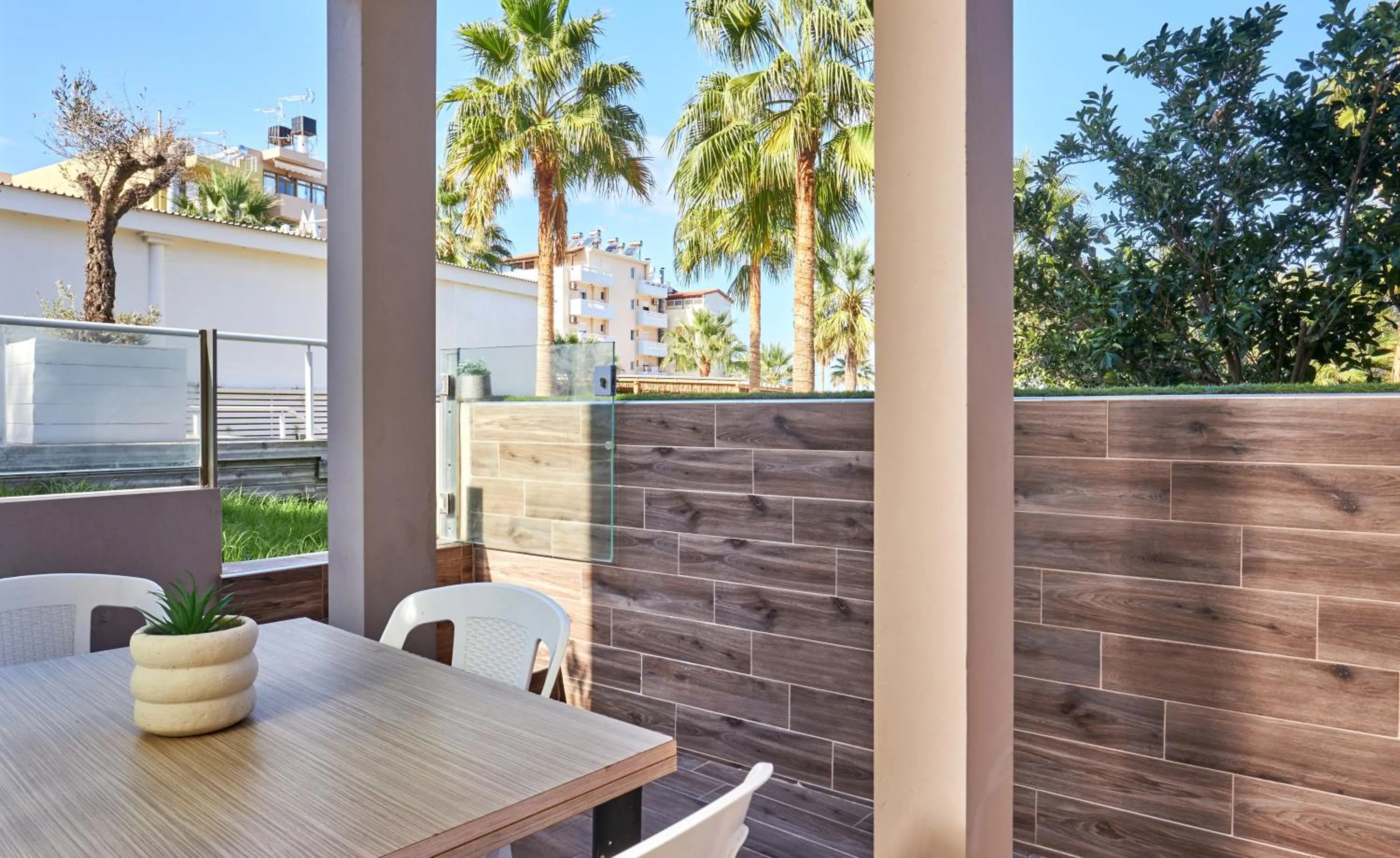 Patio in Dorian Boutique Hotel-Apartments