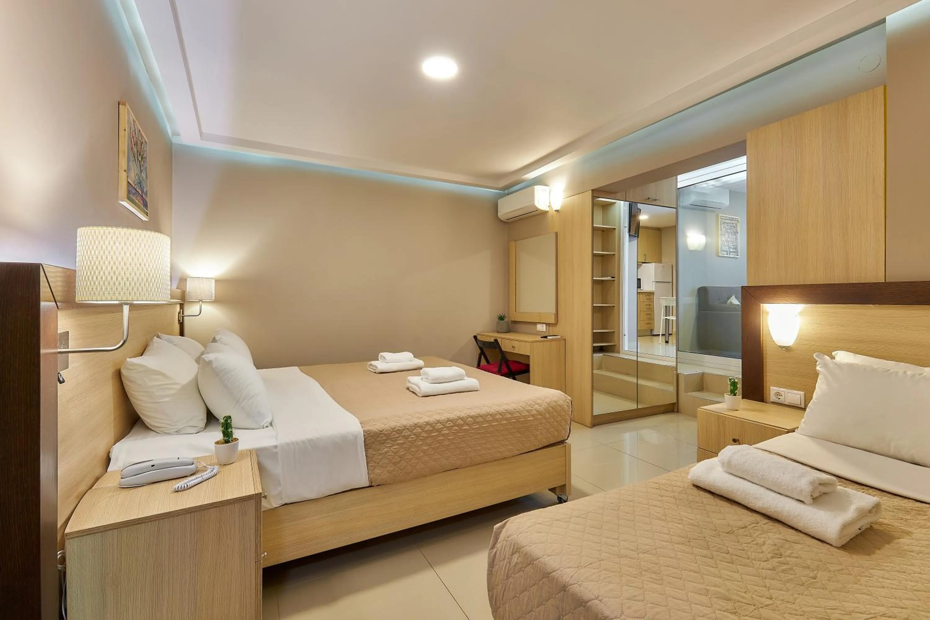 Bed in Dorian Boutique Hotel-Apartments